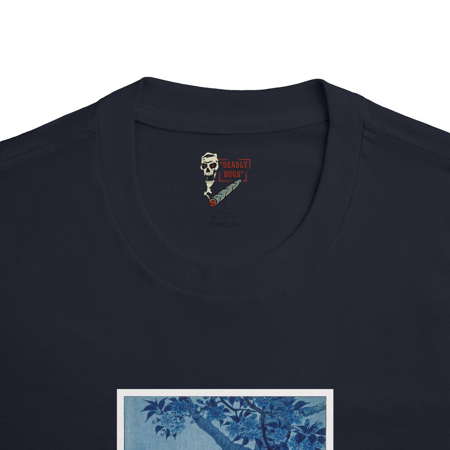 Evening Blue T-Shirt DEADLY NUGS Aesthetic Print Unisex Graphic Tee