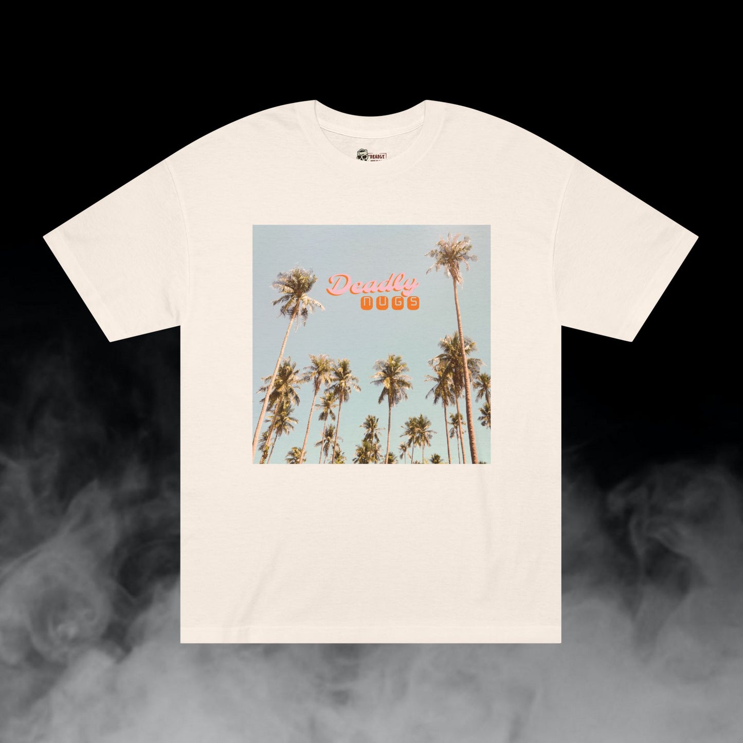 Palm Breeze T-Shirt DEADLY NUGS Aesthetic Print Unisex Graphic Tee