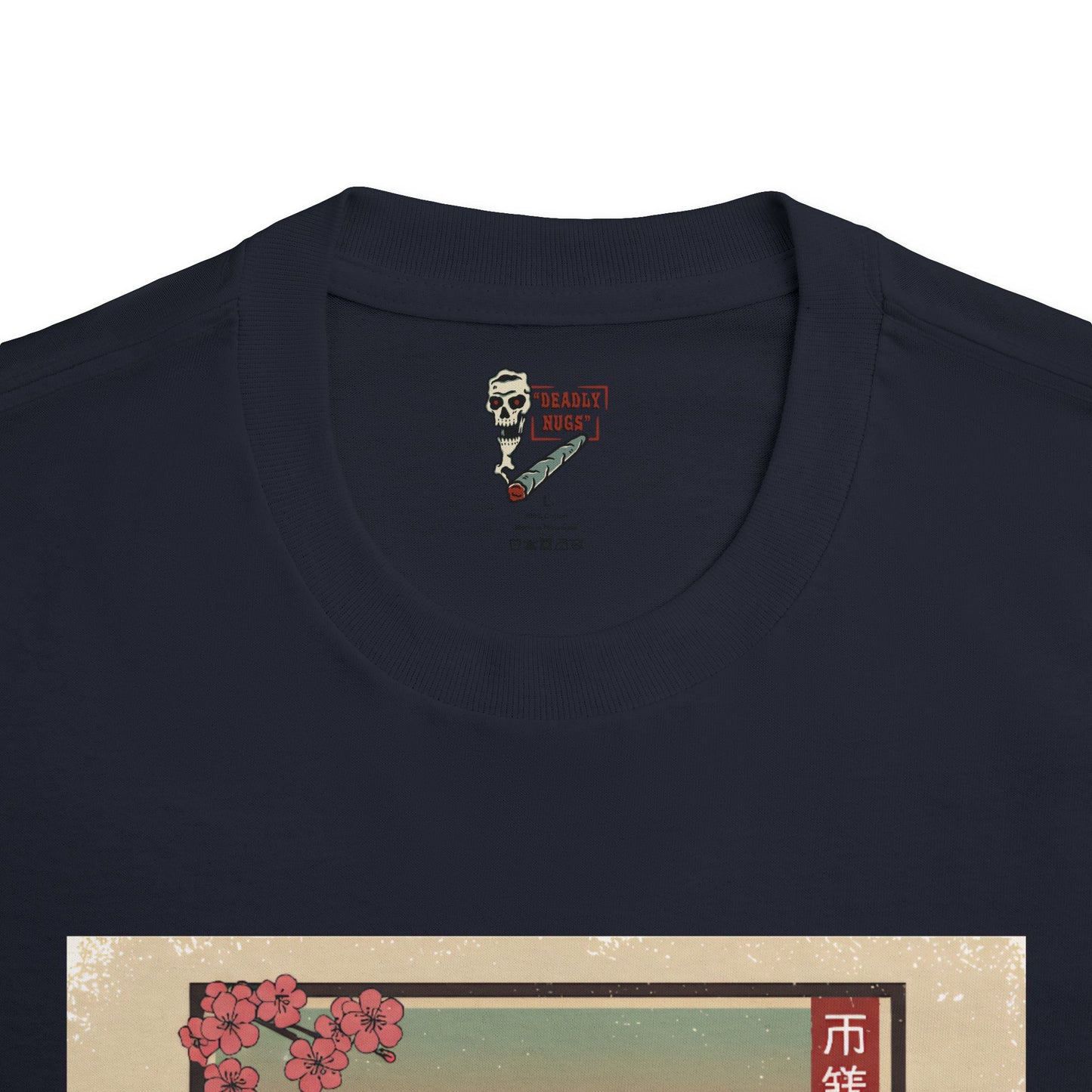 Japanese Sunset / Premium Unisex Graphic Tee Aesthetic Print Skeleton 420 Streetwear / DEADLY NUGS