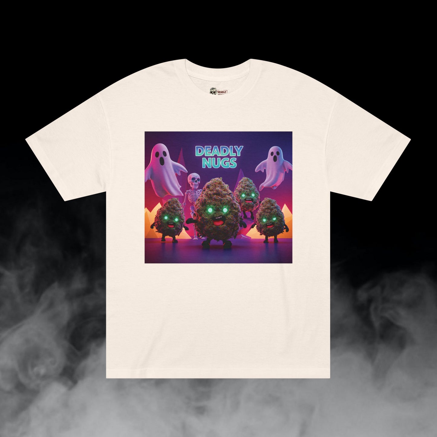 Green Eyes & Highs T-Shirt DEADLY NUGS Aesthetic Print Unisex Graphic Tee