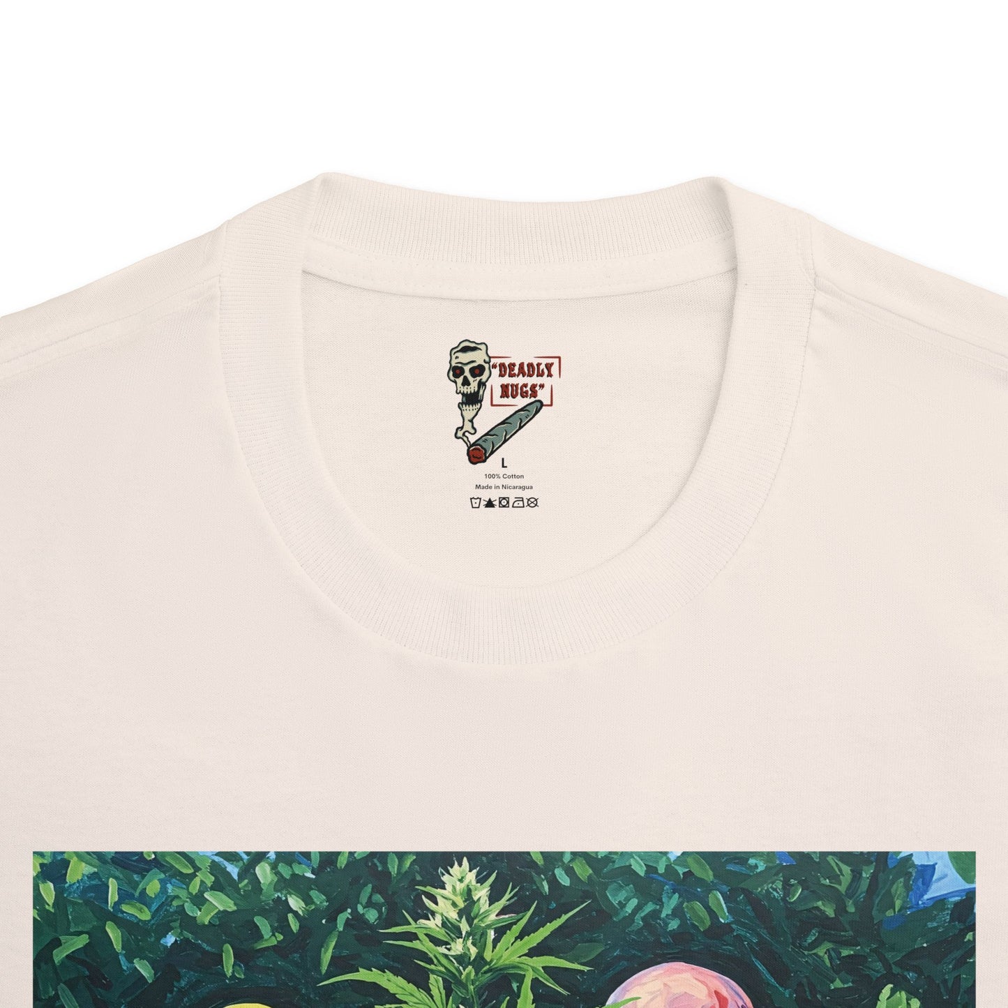 Herbs Poolside / Skulls Cannabis Colas Graphic Tee / Modern Pop Art Hockney Painting / 420 Underground Stoner Streetwear / DEADLY NUGS