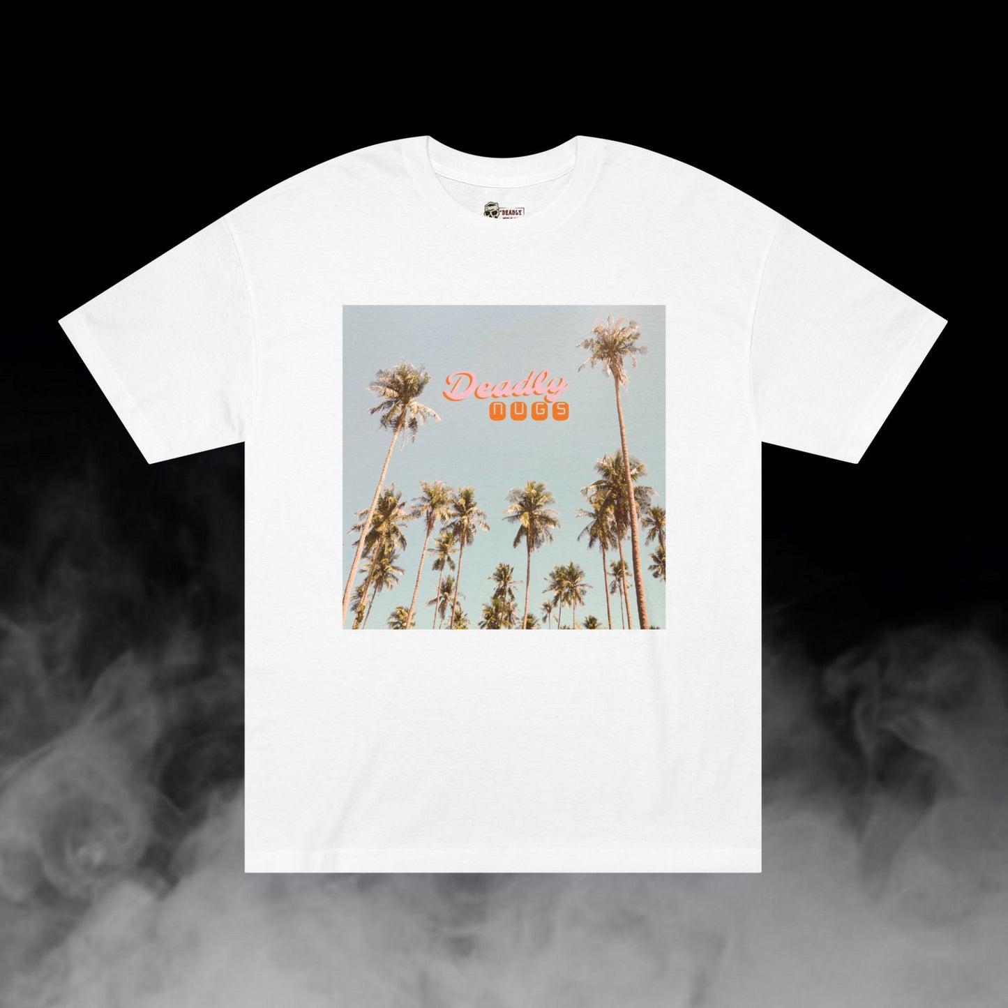 Palm Breeze T-Shirt DEADLY NUGS Aesthetic Print Unisex Graphic Tee