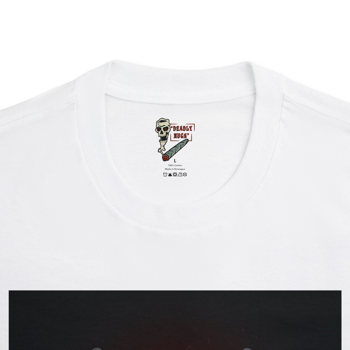 Hella-Herb / Premium Unisex Graphic Tee Aesthetic Print Ghost Skull 420 / DEADLY NUGS