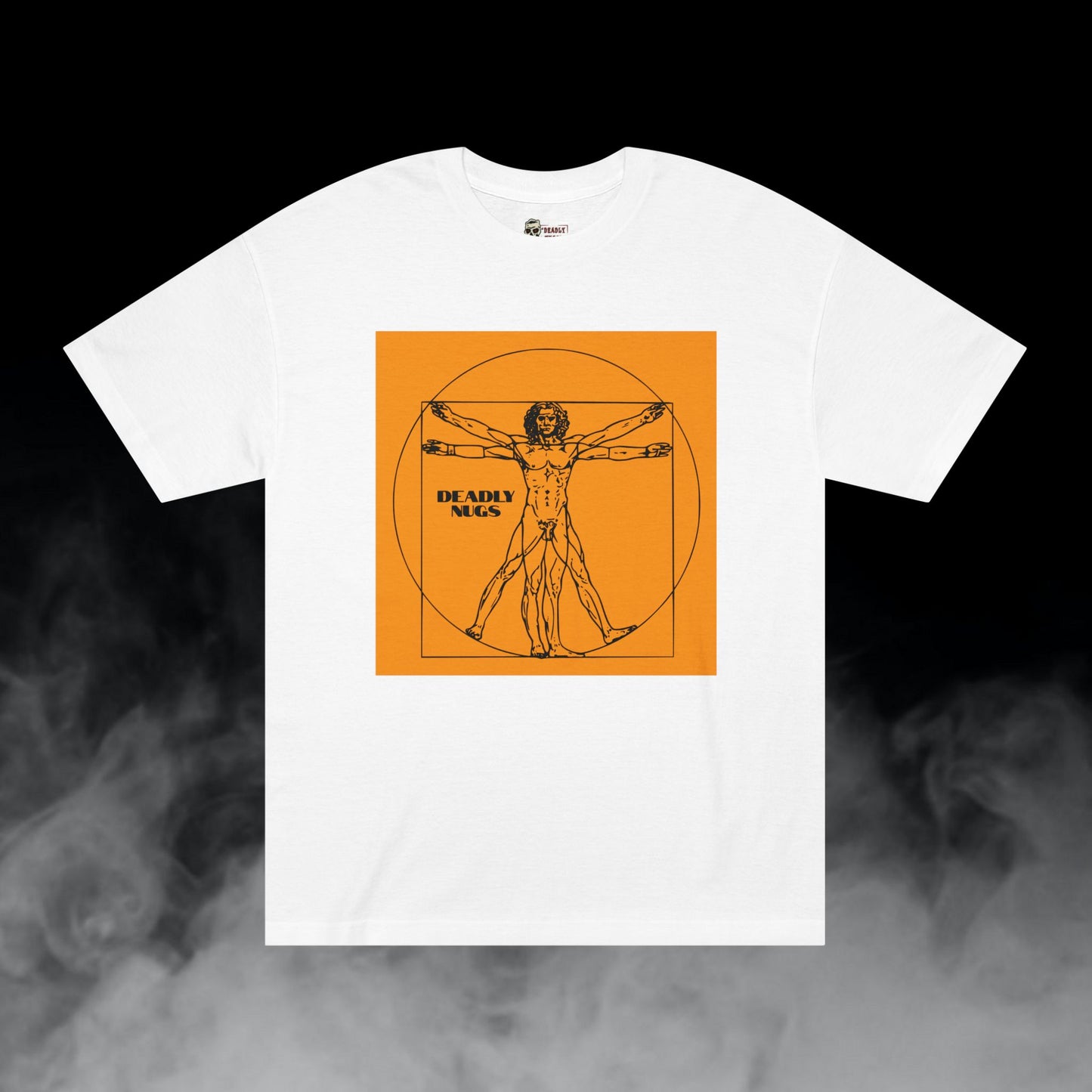 Universal Man / Infinite Power Sync Graphic Tee / Classic Leonardo DaVinci Art Style / 420 Underground Stoner Streetwear / DEADLY NUGS