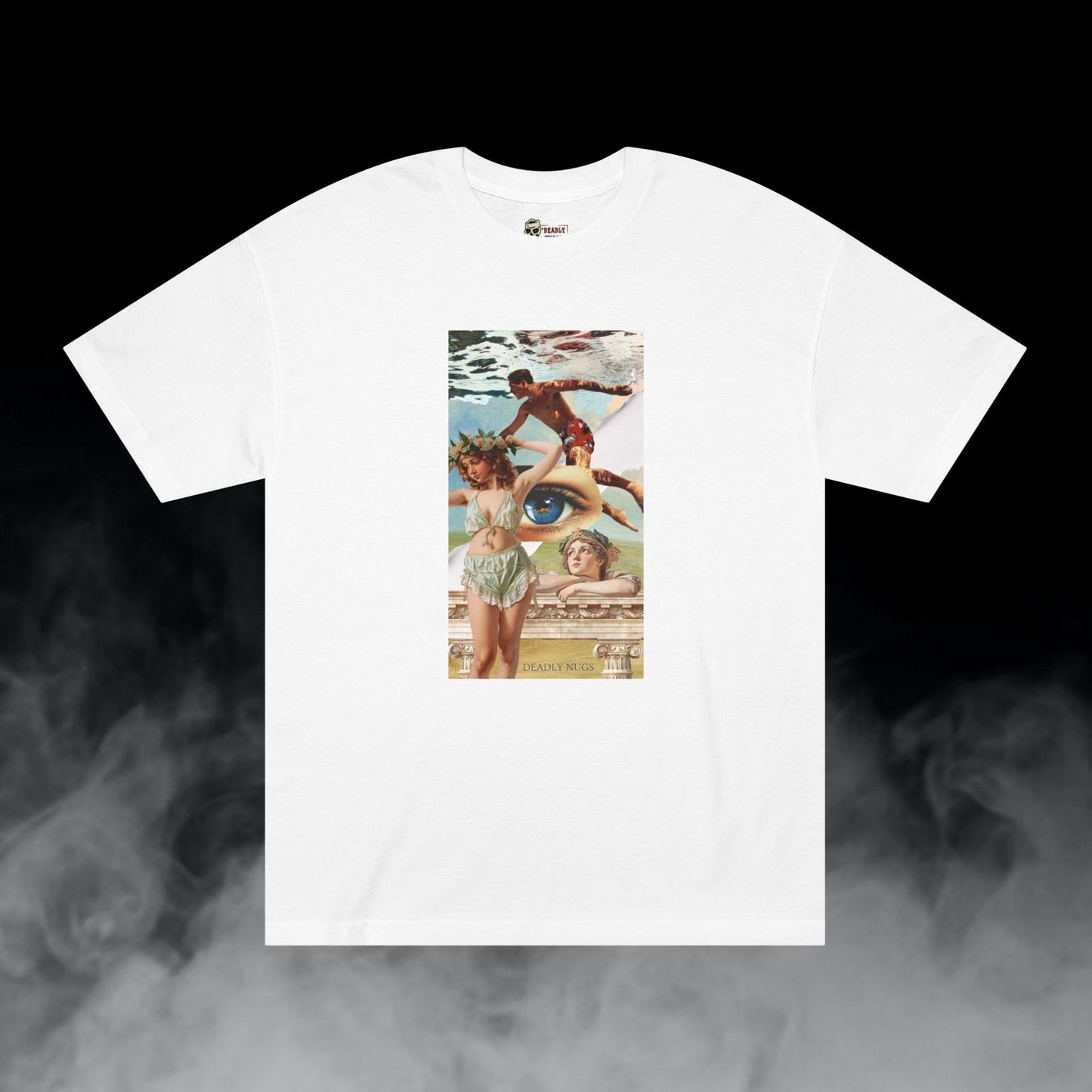 Eye of the Oracle / Mystic Collage Graphic Tee / Surreal Vintage Classical Art / 420 Underground Stoner Streetwear / DEADLY NUGS