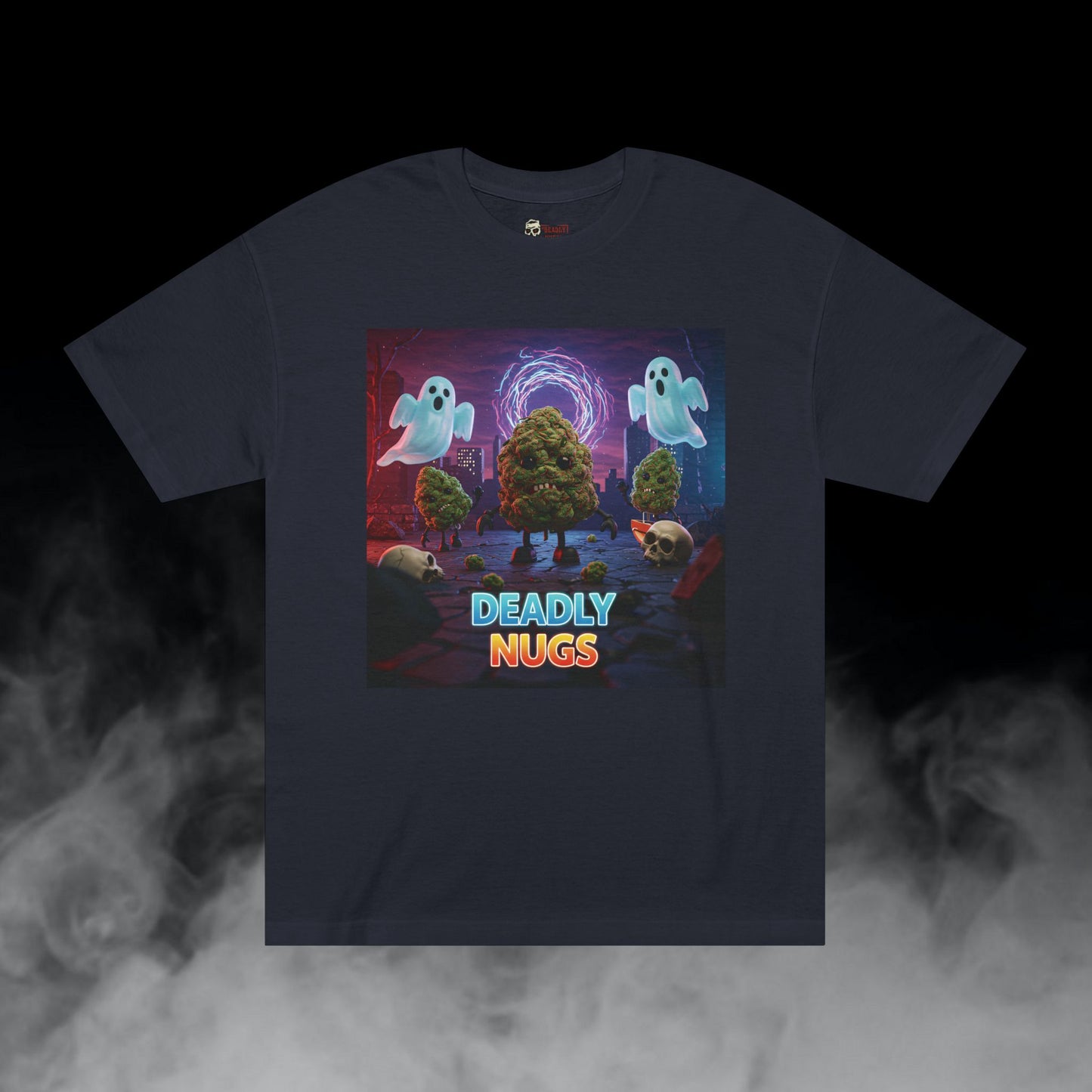 Open Portals T-Shirt DEADLY NUGS Aesthetic Print Unisex Graphic Tee