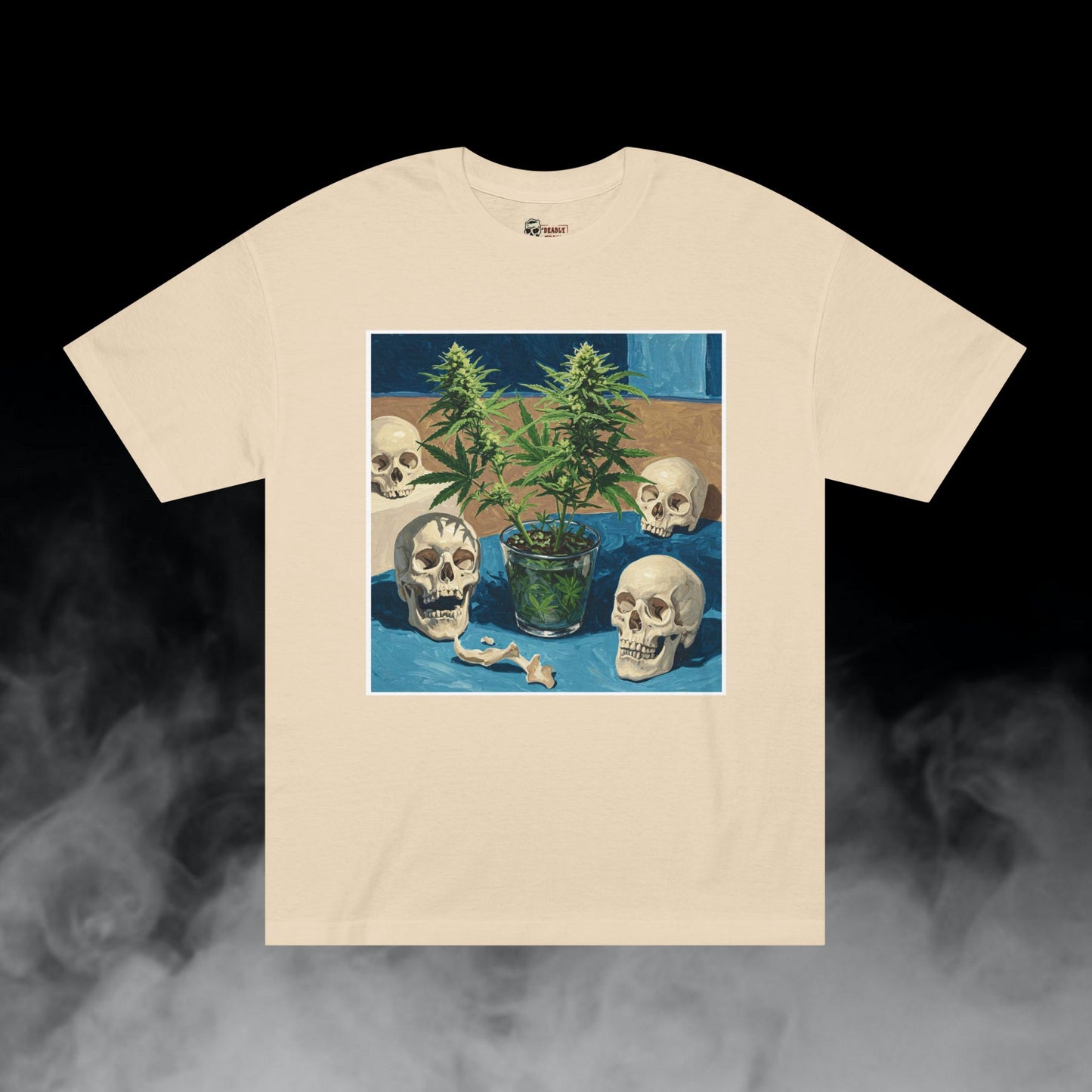 Final Cut / Skulls Cannabis Colas Graphic Tee / Modern Pop Art Hockney Painting / 420 Underground Stoner Streetwear / DEADLY NUGS