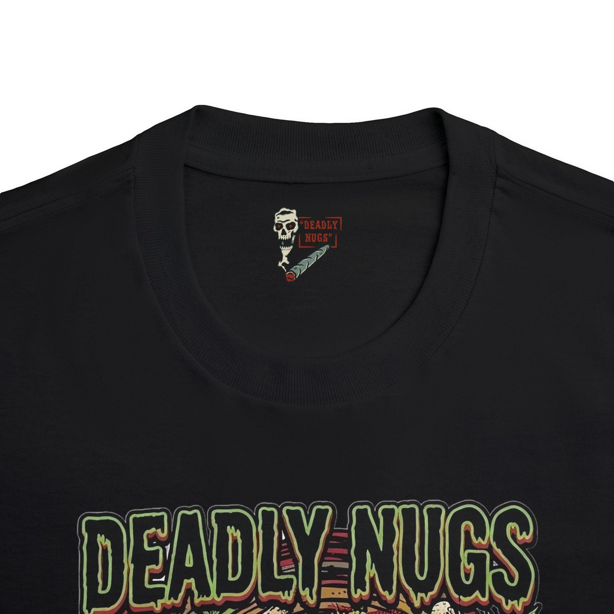 Grim Toker of the Deep / Vintage Pulp Horror Underground Comix Art Tee / 420 Underground Stoner Culture / DEADLY NUGS