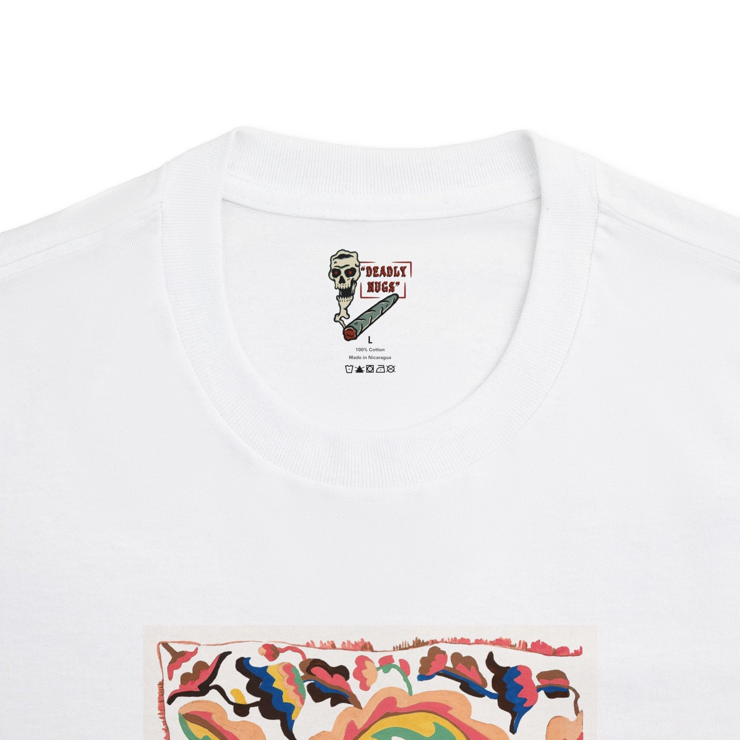 Life's Color / Plant Life Vibrant Color Painting Graphic Tee / Modern Abstract Expressionism Art Style / 420 Underground Stoner Streetwear / DEADLY NUGS