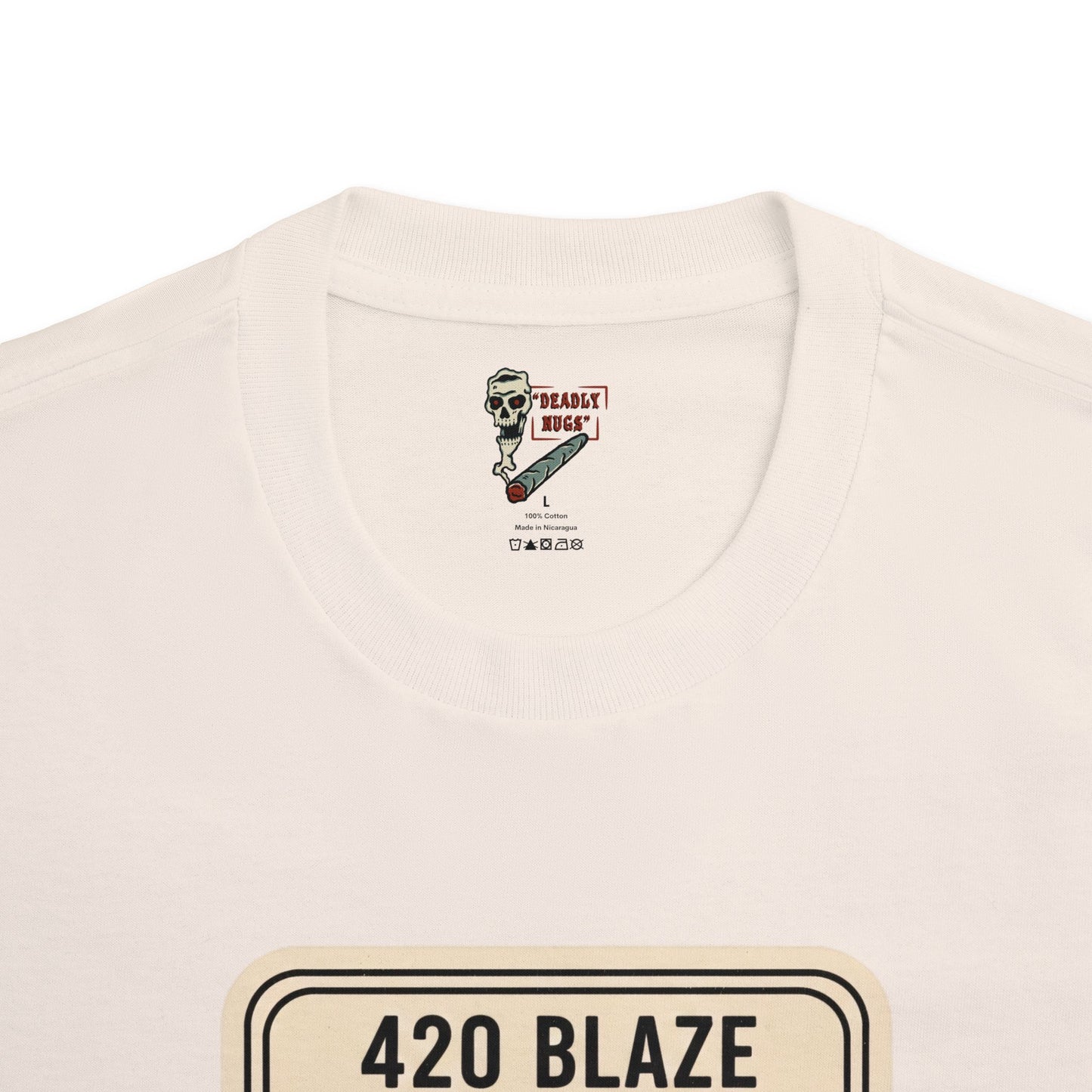 Blaze Adventure / Dragon Puffin Cannabis Treasure Chest Graphic Tee / Vintage Retro Cartoon Comic Style / 420 Underground Stoner Culture / DEADLY NUGS