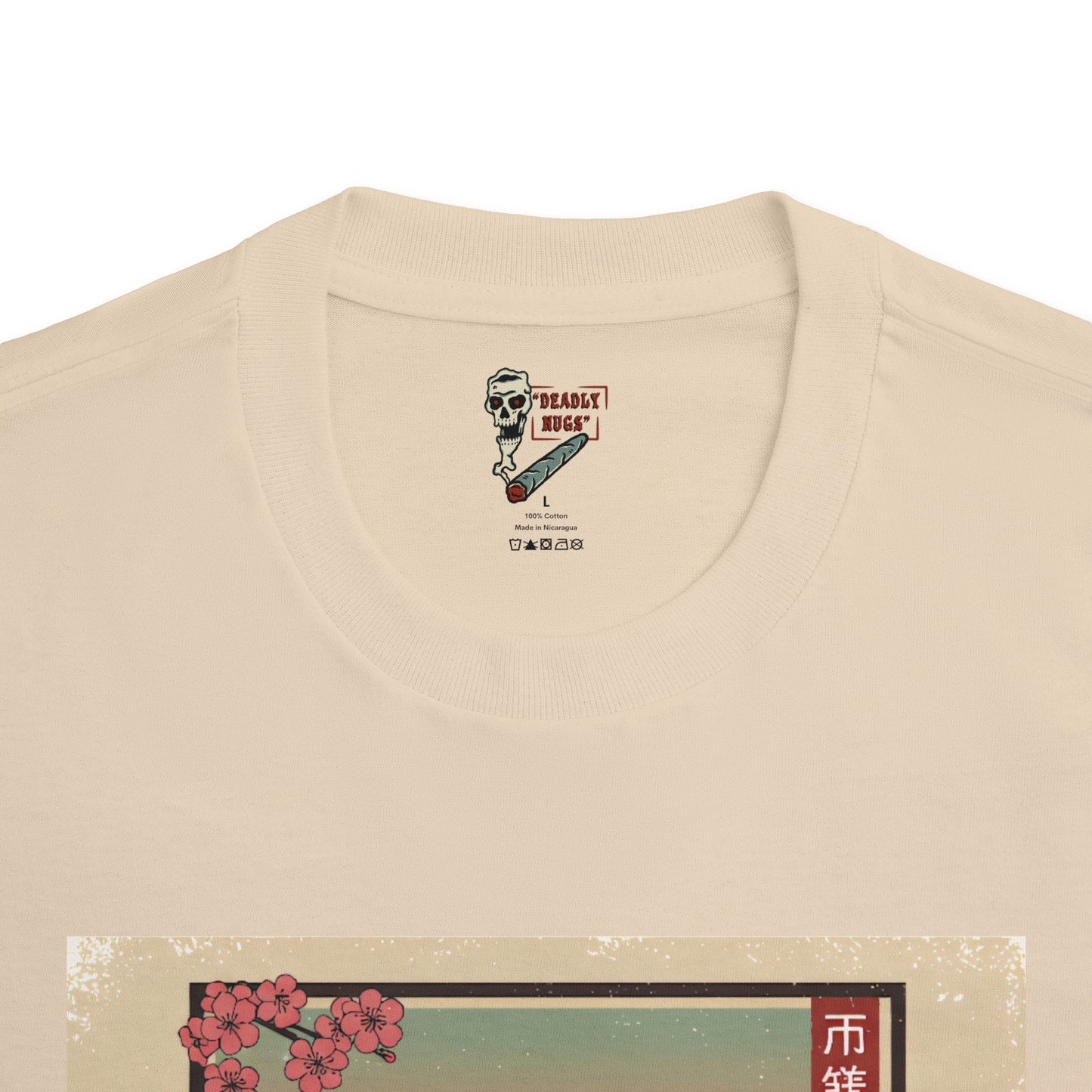 Japanese Sunset / Premium Unisex Graphic Tee Aesthetic Print Skeleton 420 Streetwear / DEADLY NUGS