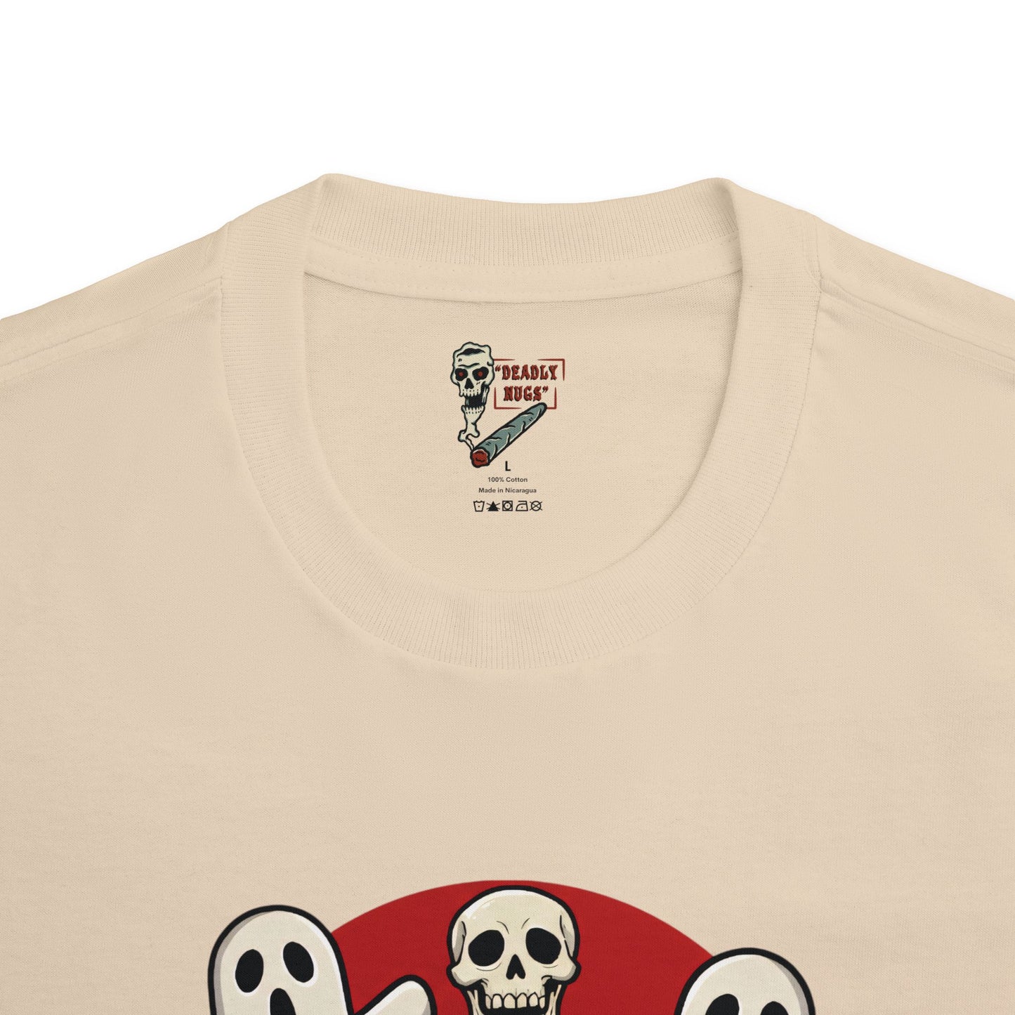 Ghost OG / Bud Characters Ghosts Skull Graphic Tee / Eerie Character Cartoon Art / 420 Underground Stoner Streetwear / DEADLY NUGS