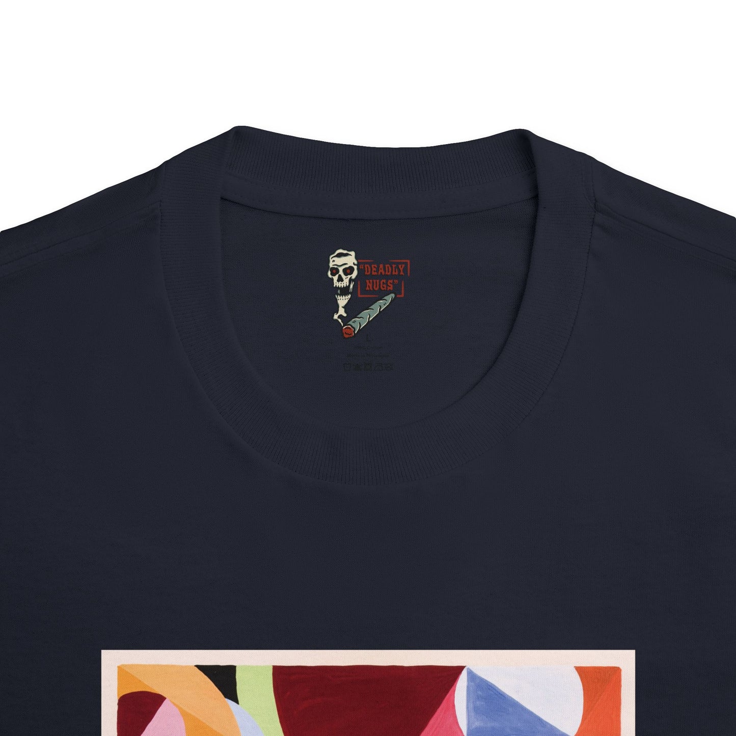 Dialed In / Geometric Art Graphic Tee / Abstract Art Style / 420 Underground Stoner Streetwear / DEADLY NUGS