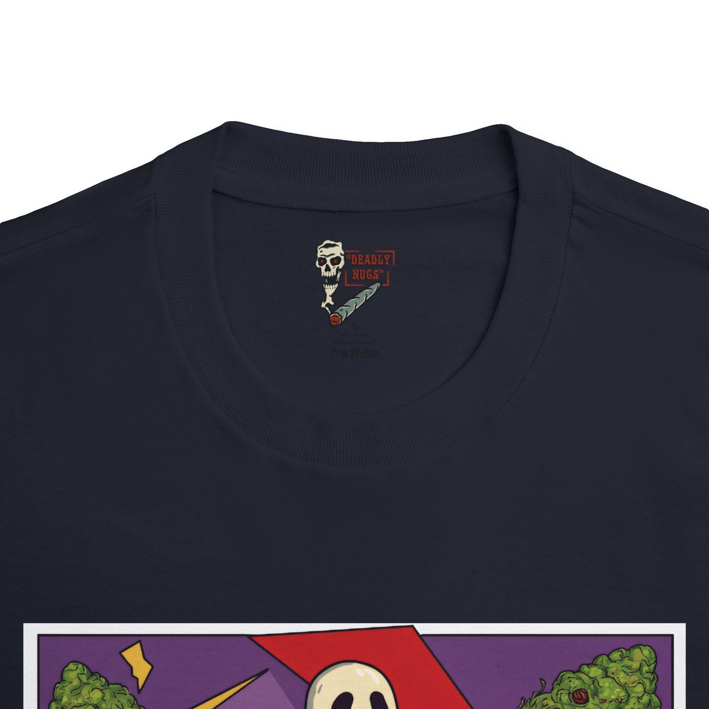 Herb Out / Premium Unisex Graphic Tee Aesthetic Print Ghost Skeleton 420 / DEADLY NUGS