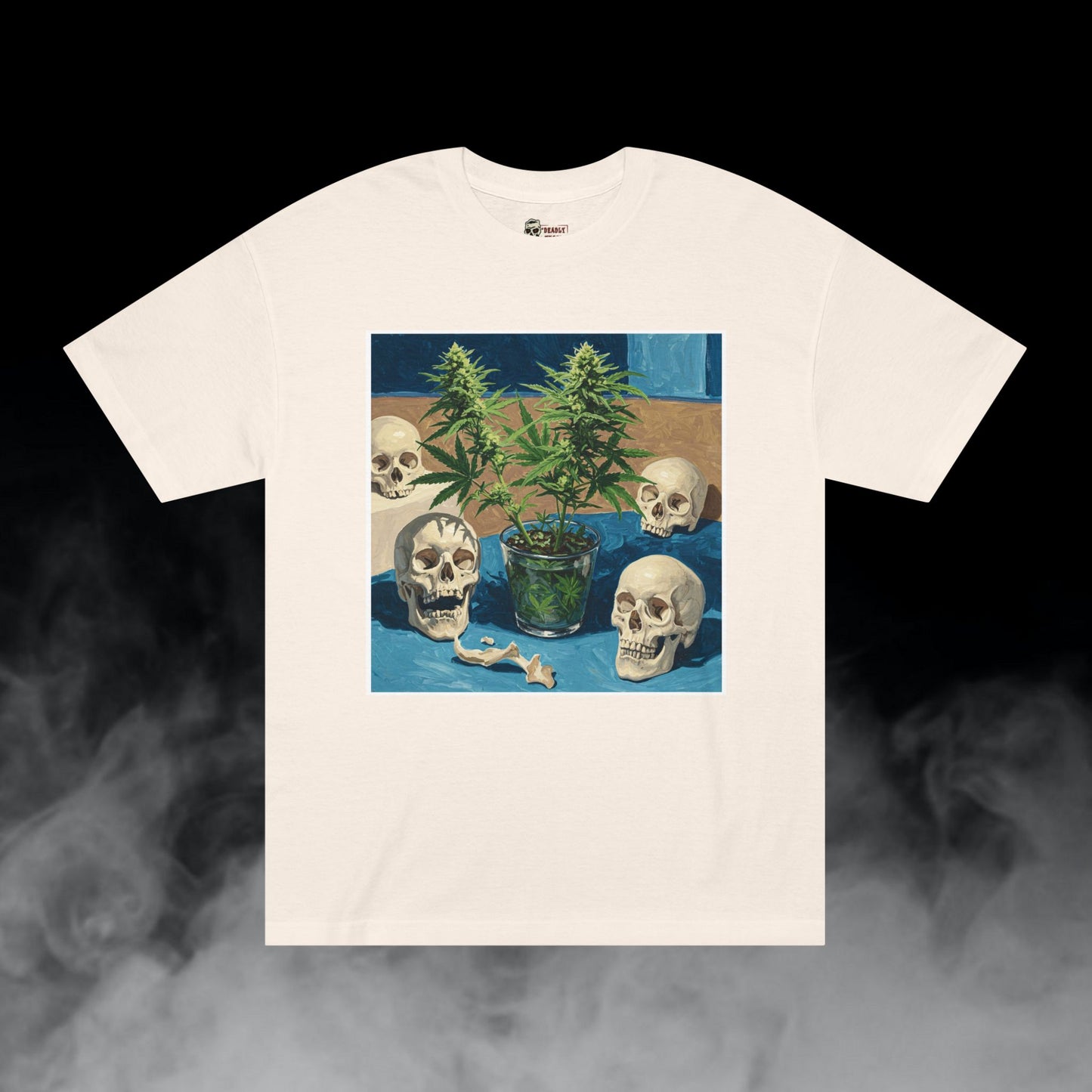 Final Cut / Skulls Cannabis Colas Graphic Tee / Modern Pop Art Hockney Painting / 420 Underground Stoner Streetwear / DEADLY NUGS