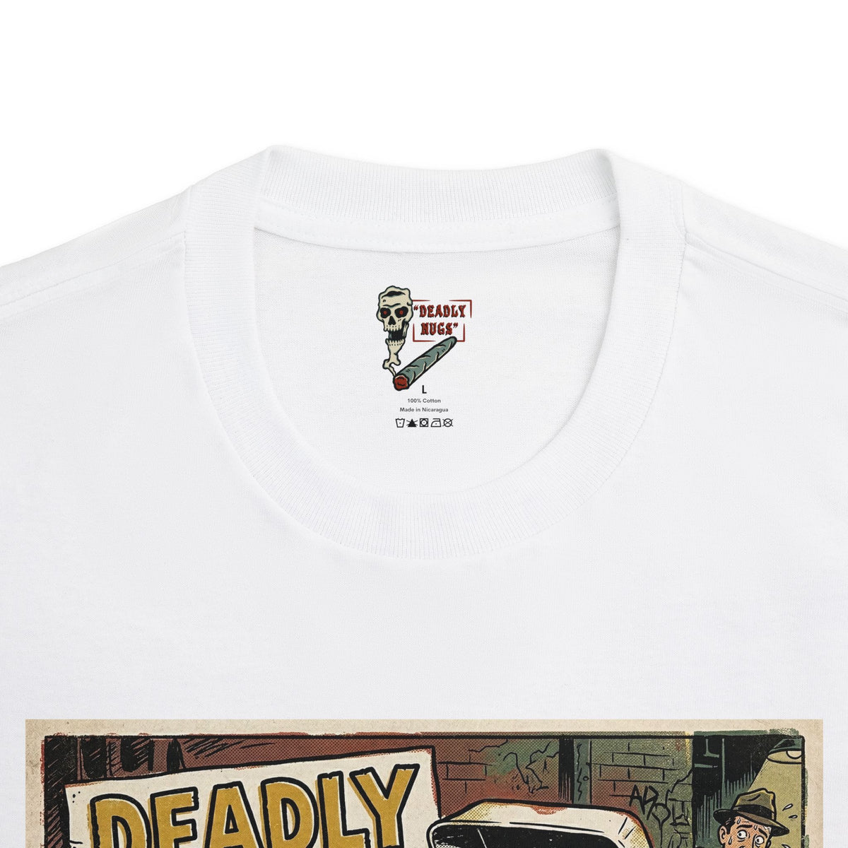Attack of the 6-Piece! / Vintage Pulp Underground Comix Art Tee / 420 Underground Stoner Culture / DEADLY NUGS