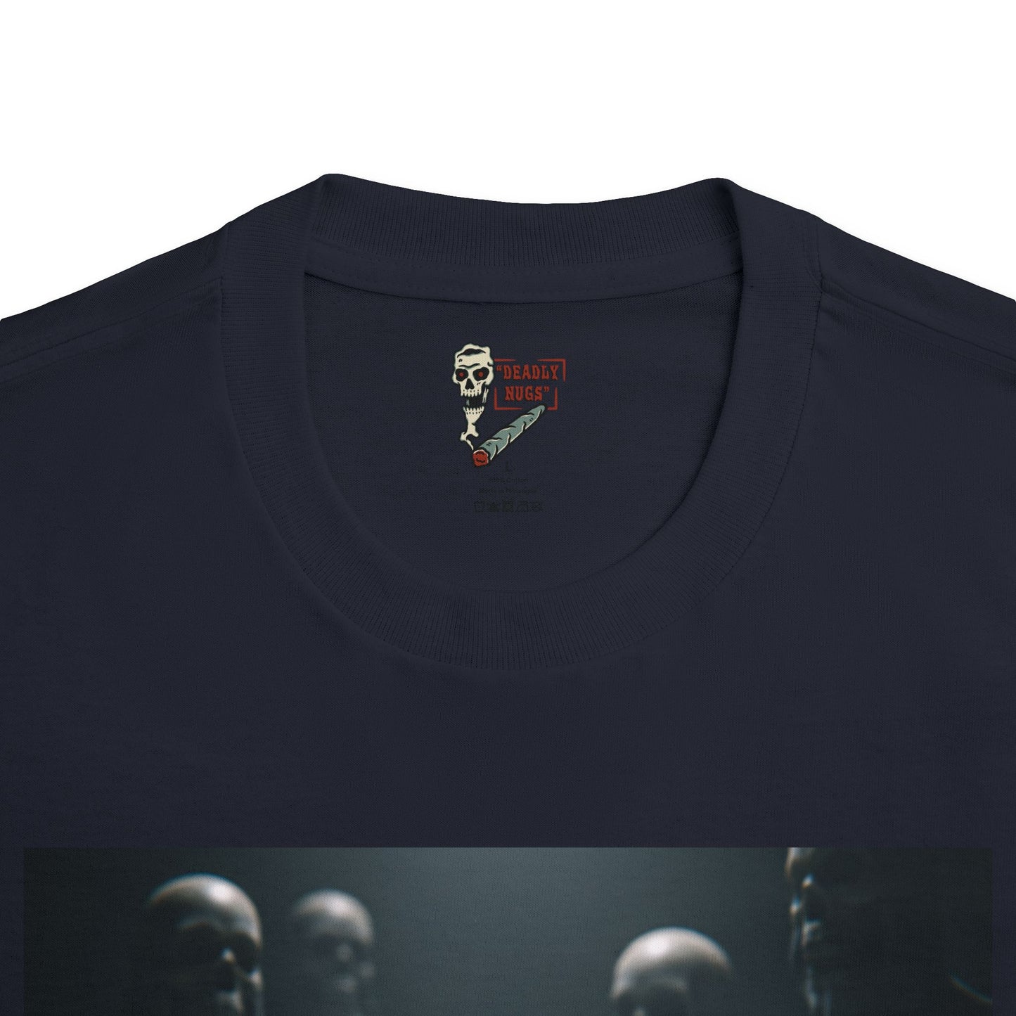 Heady / Premium Unisex Graphic Tee Aesthetic Print Skull 420 / DEADLY NUGS