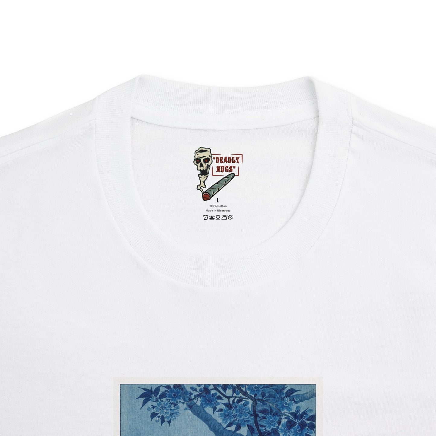 Evening Blue T-Shirt DEADLY NUGS Aesthetic Print Unisex Graphic Tee