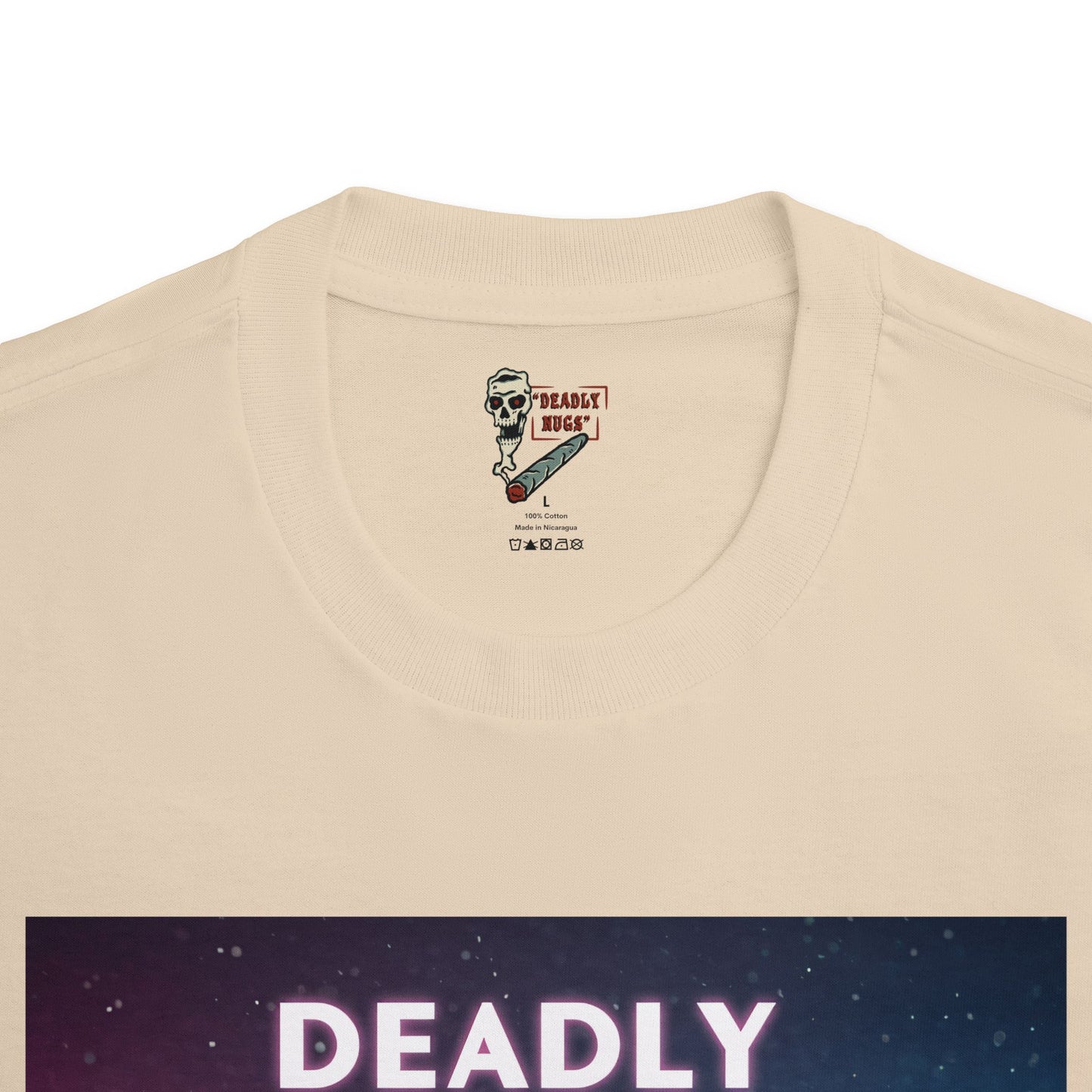 Crystalline Veil / Premium Unisex Graphic Tee Aesthetic Print Skeleton Ghost 420 / DEADLY NUGS