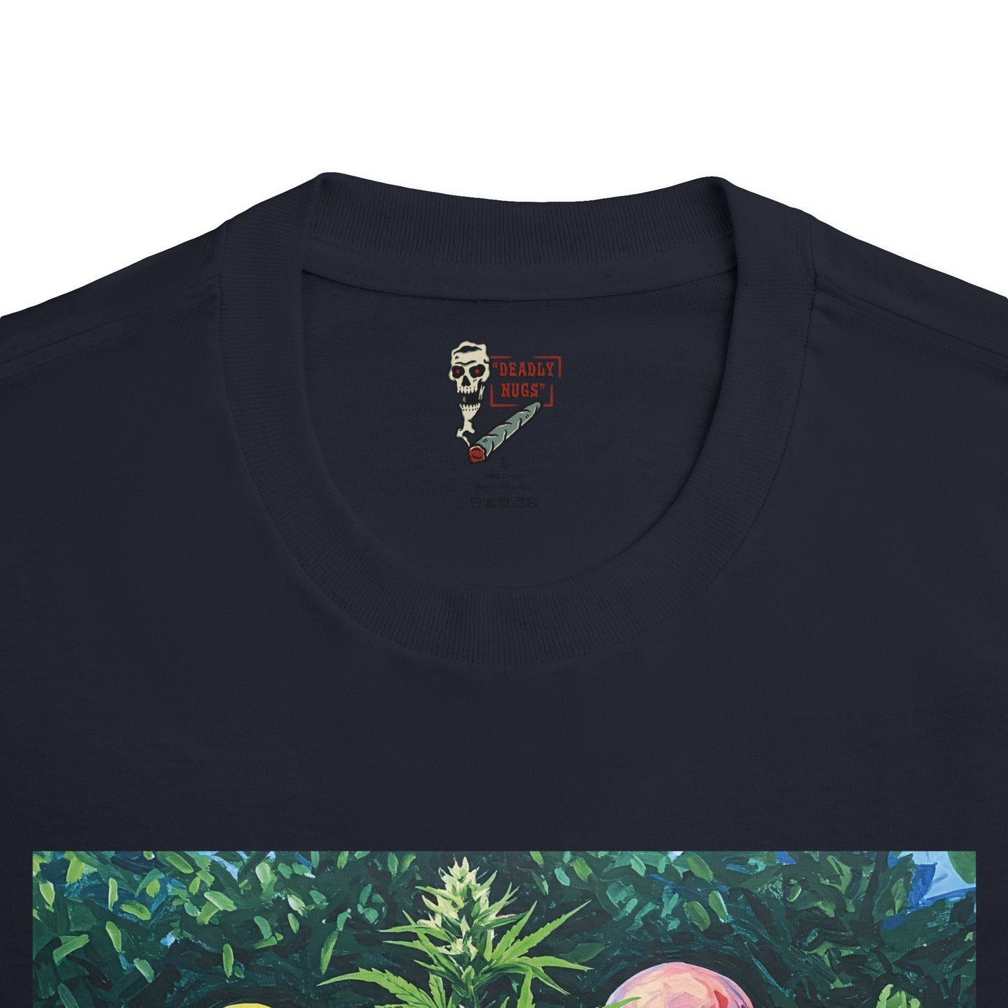 Herbs Poolside / Skulls Cannabis Colas Graphic Tee / Modern Pop Art Hockney Painting / 420 Underground Stoner Streetwear / DEADLY NUGS