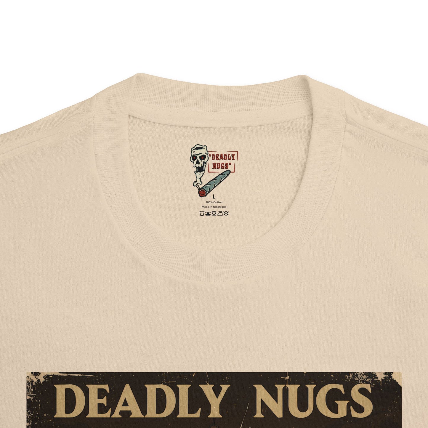 Paris Blossoms / Premium Unisex Graphic Tee Aesthetic Print Skeleton 420 Streetwear / DEADLY NUGS