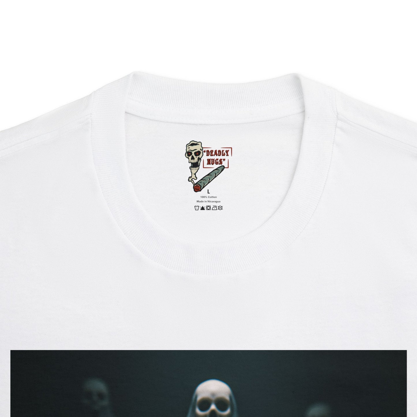 Skunk'd Spirits / Premium Unisex Graphic Tee Aesthetic Print Skull 420 / DEADLY NUGS