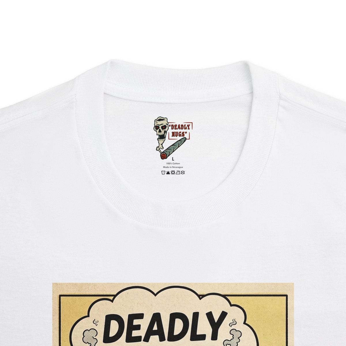 THE MARIHUANA?! / Retro Comic Panel Art Tee / 420 Underground Stoner Culture / DEADLY NUGS