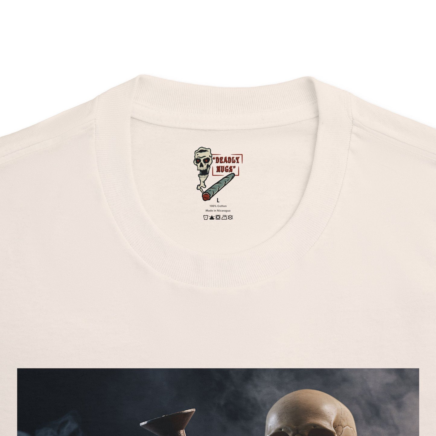 Screw Tape / Skull Smoke Screw Music Graphic Tee / Hyper-Realistic Gritty Trap Art / 420 Underground Stoner Streetwear / DEADLY NUGS