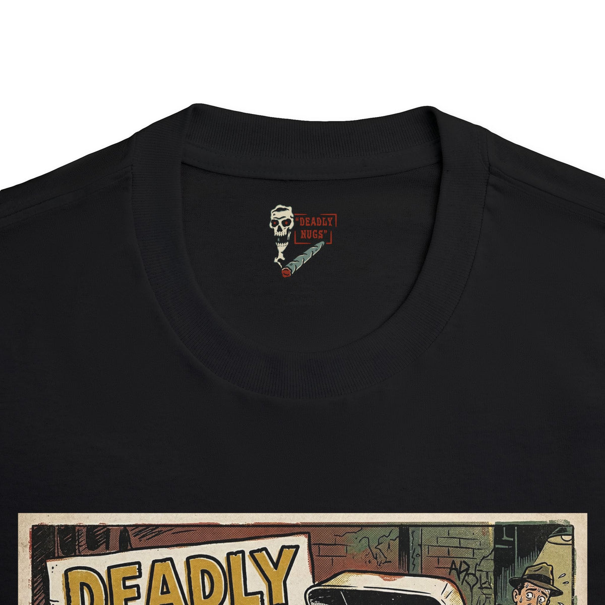 Attack of the 6-Piece! / Vintage Pulp Underground Comix Art Tee / 420 Underground Stoner Culture / DEADLY NUGS