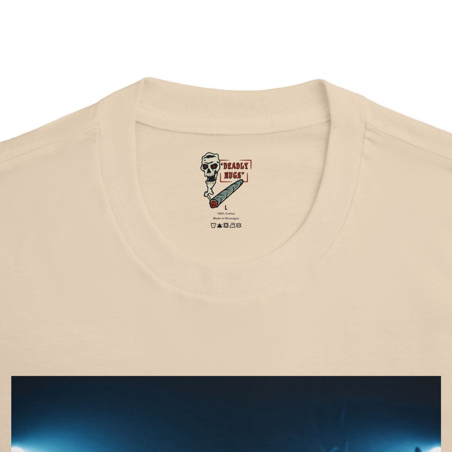 Midnight Affair / Premium Unisex Graphic Tee Aesthetic Print Ghost Skeleton Werewolf 420 / DEADLY NUGS