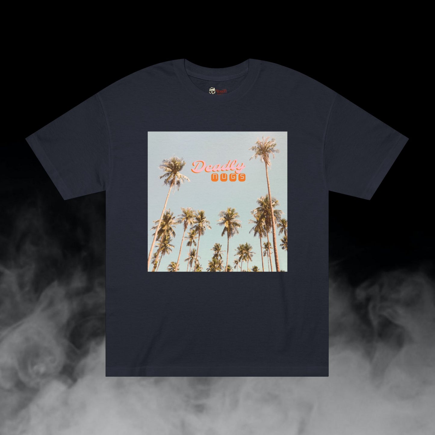 Palm Breeze T-Shirt DEADLY NUGS Aesthetic Print Unisex Graphic Tee