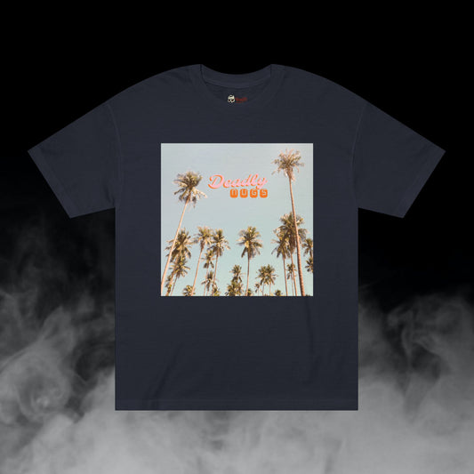 Palm Breeze T-Shirt DEADLY NUGS Aesthetic Print Unisex Graphic Tee