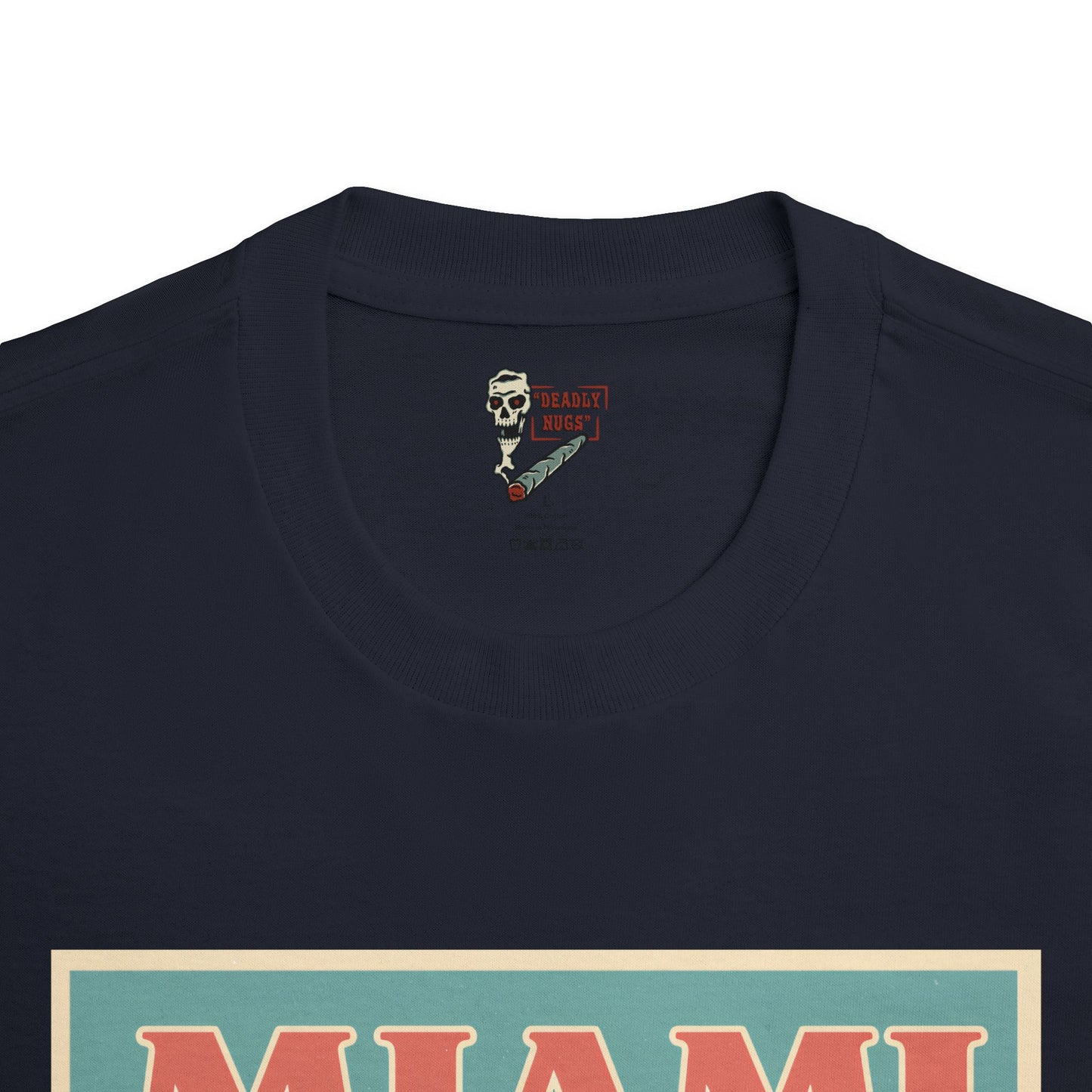 Miami Sunshine / Premium Unisex Graphic Tee Aesthetic Print Skeleton 420 Streetwear / DEADLY NUGS