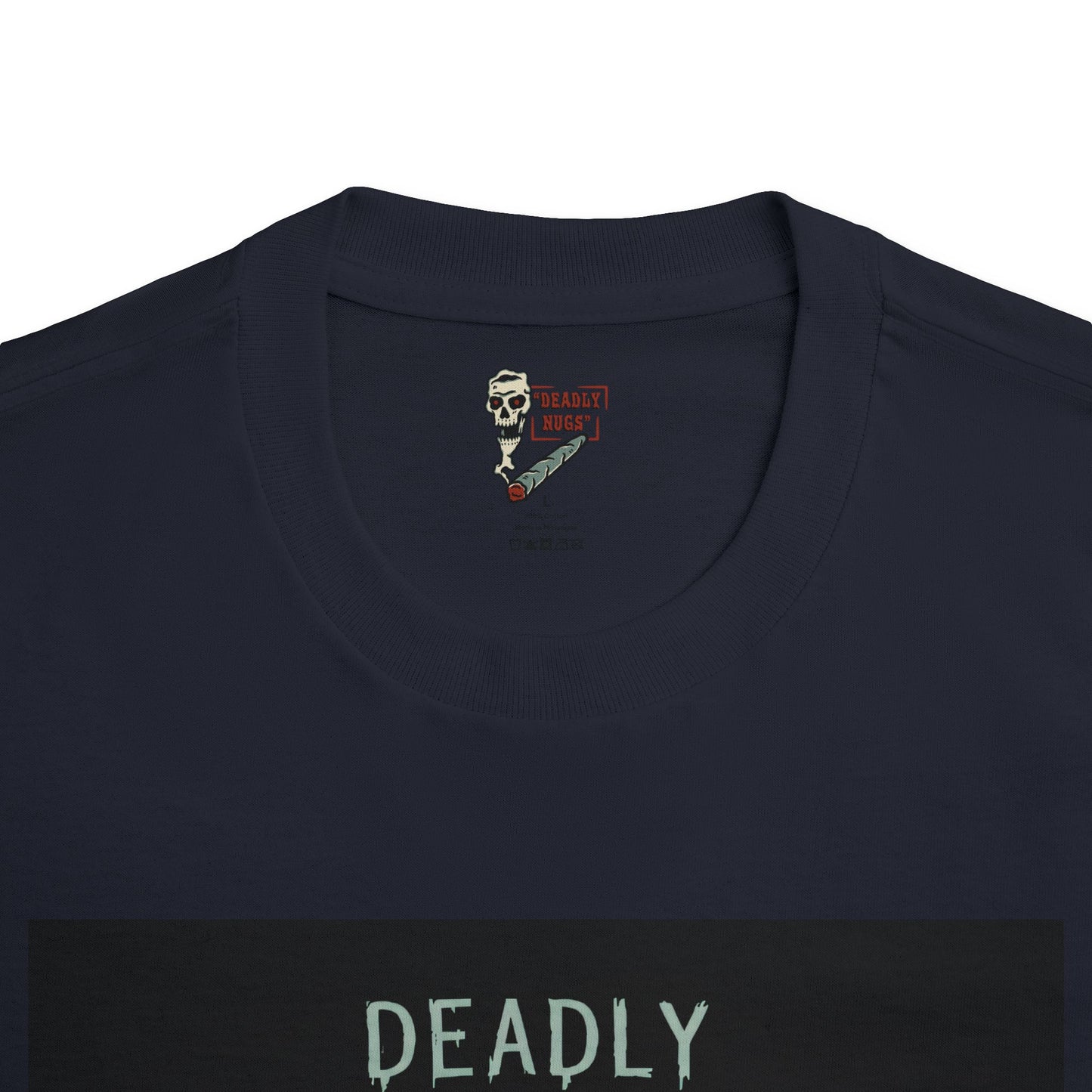 Levitating / Premium Unisex Graphic Tee Aesthetic Print Ghost Skeleton 420 / DEADLY NUGS