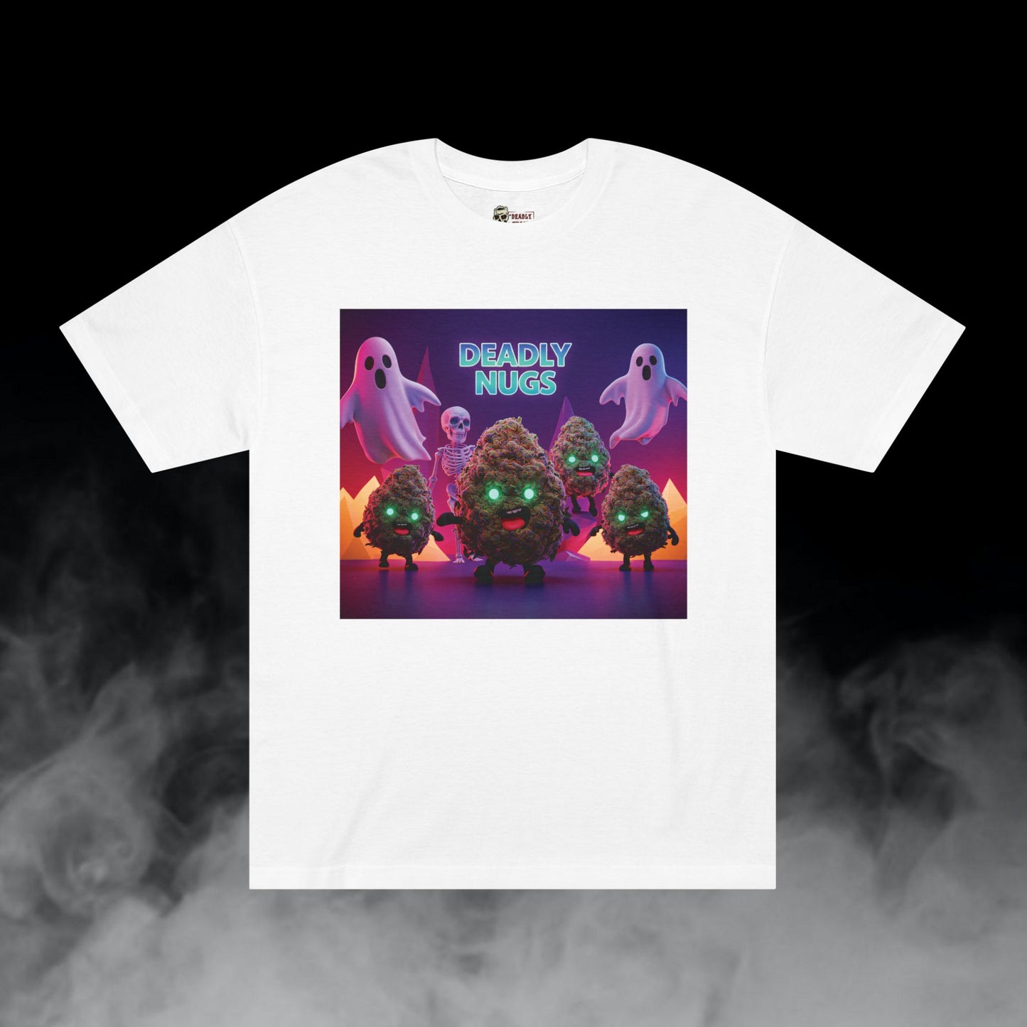 Green Eyes & Highs T-Shirt DEADLY NUGS Aesthetic Print Unisex Graphic Tee