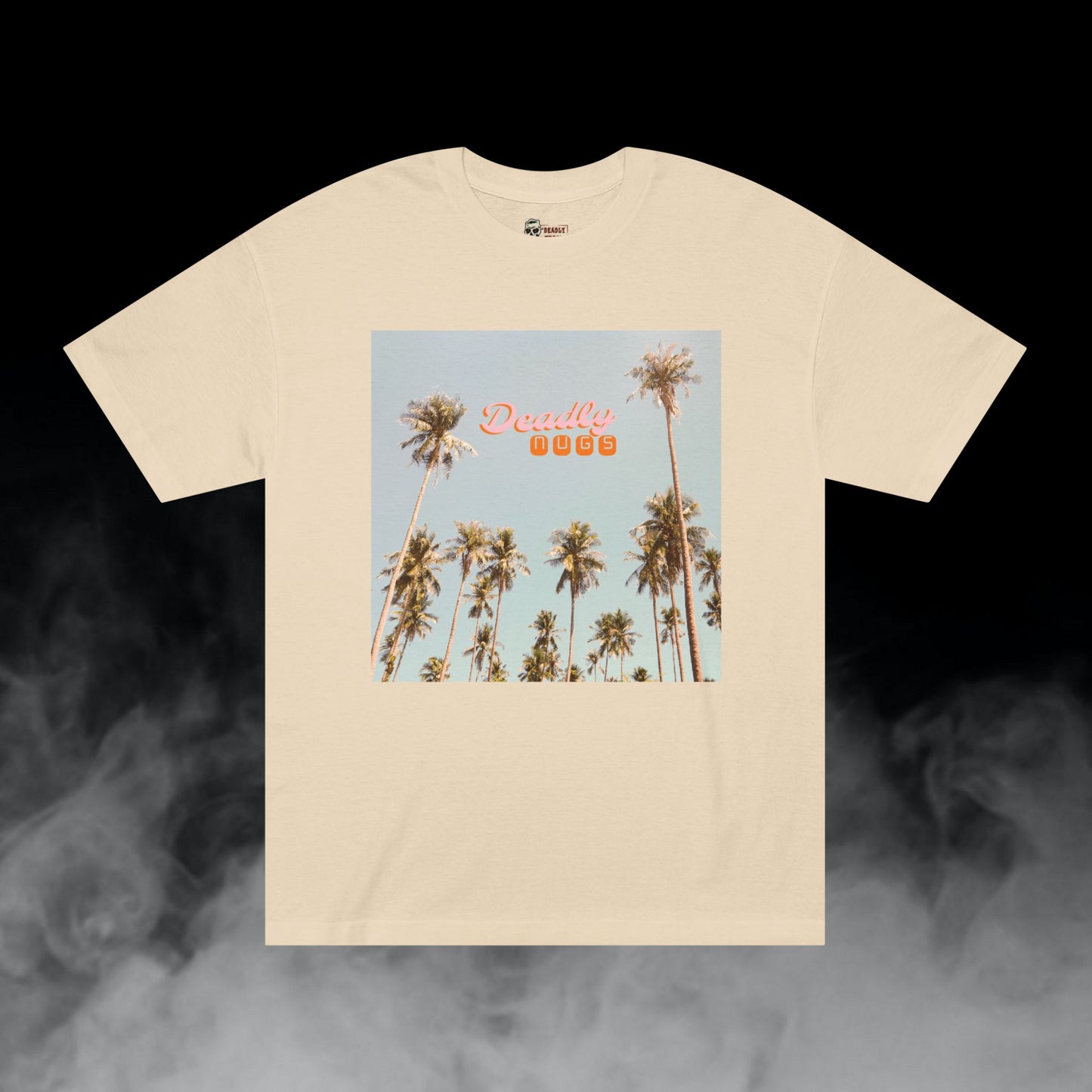 Palm Breeze T-Shirt DEADLY NUGS Aesthetic Print Unisex Graphic Tee