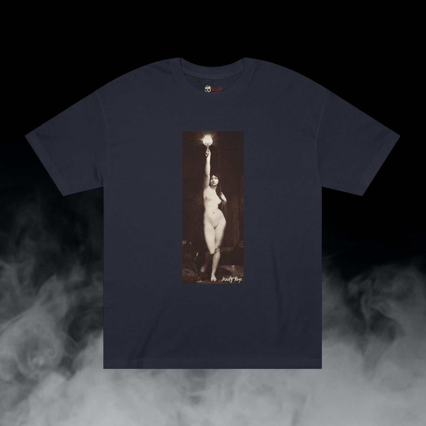 Lady Liberty T-Shirt DEADLY NUGS Aesthetic Print Unisex Graphic Tee
