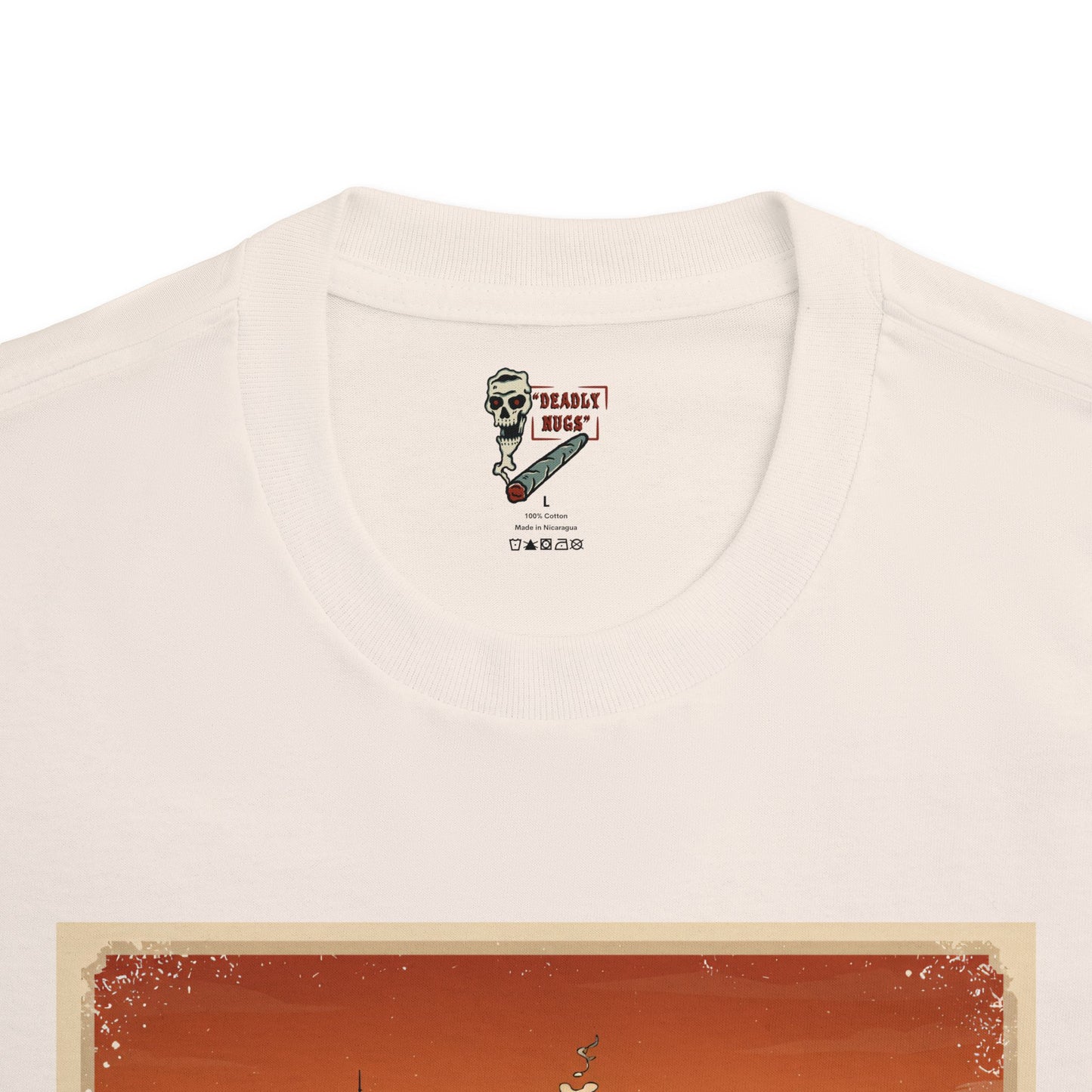 NY High / Skeleton Smoking New York Skyline Graphic Tee / Vintage Travel Poster Art Skyline Cityscape / 420 Underground Stoner Streetwear / DEADLY NUGS