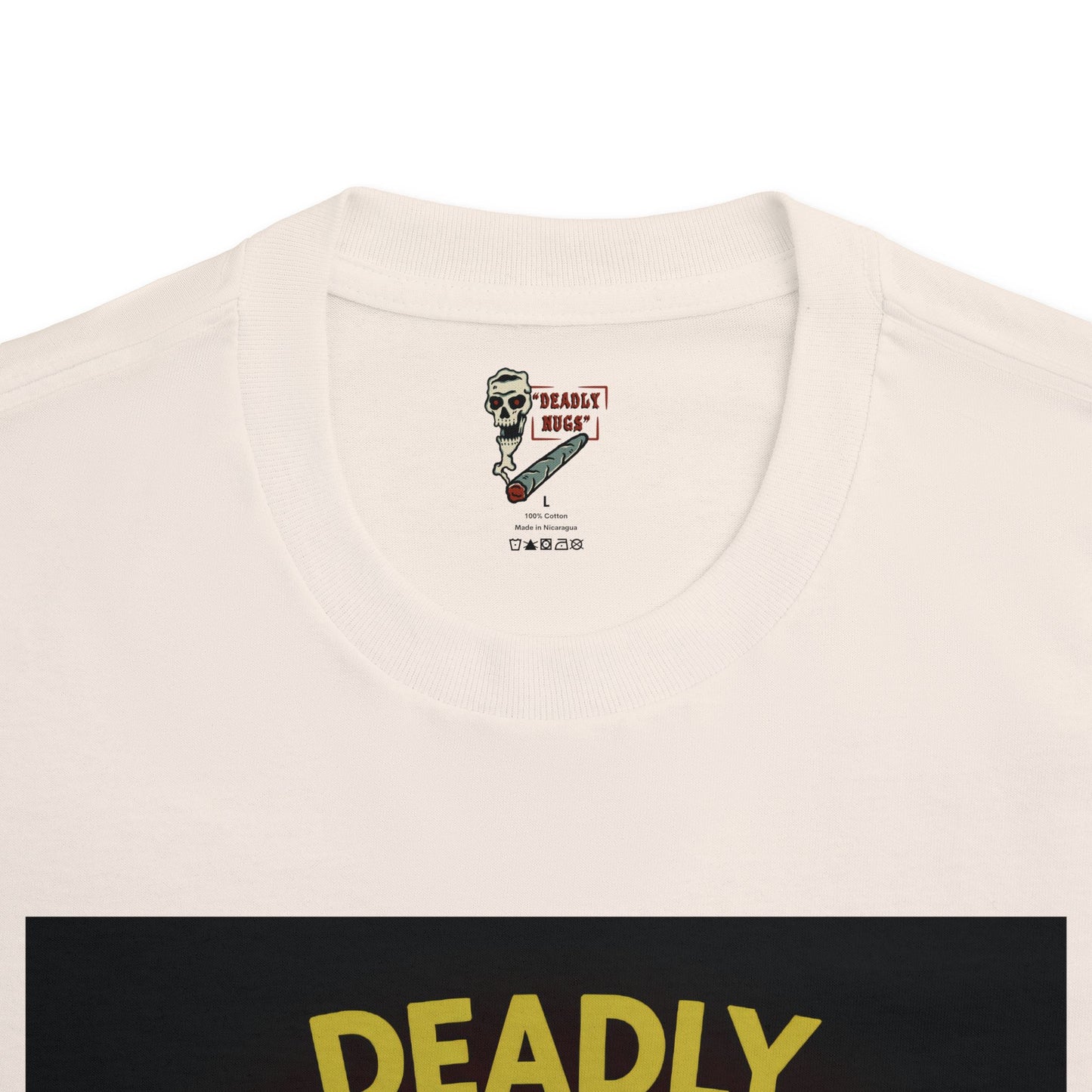 Enchanted Buds / Premium Unisex Graphic Tee Aesthetic Print Skeleton Ghost 420 / DEADLY NUGS