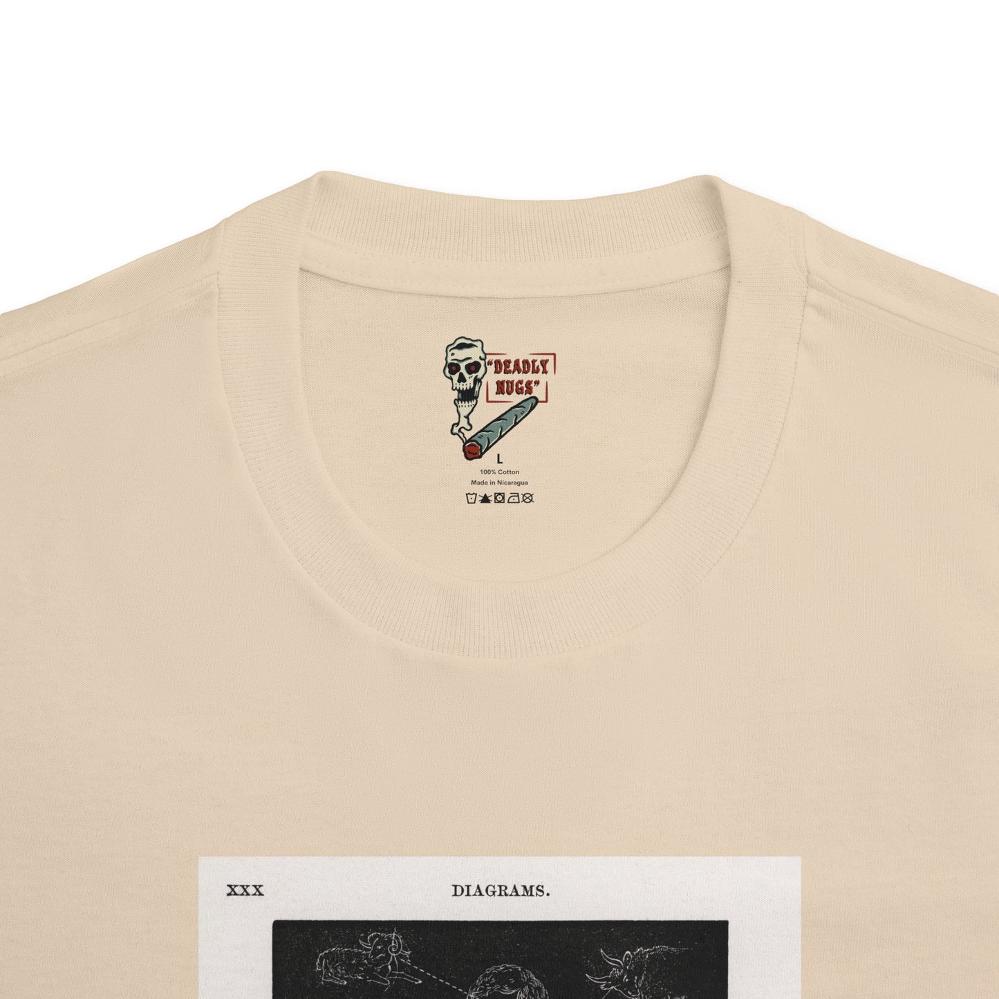 Kadmon Adam T-Shirt DEADLY NUGS Aesthetic Print Unisex Graphic Tee