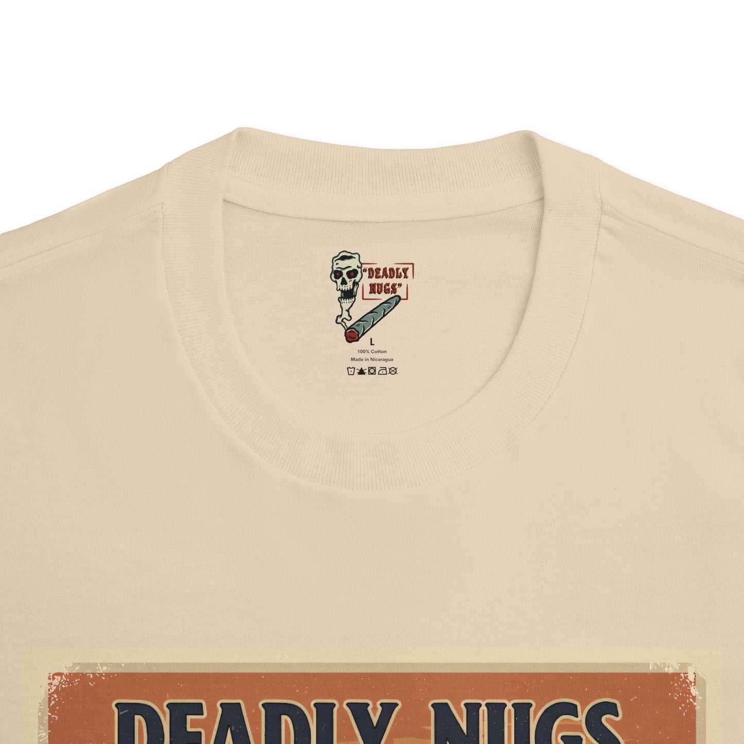 Deadly Nugs Los Angeles / Premium Unisex Graphic Tee Aesthetic Print Skeleton 420 / DEADLY NUGS