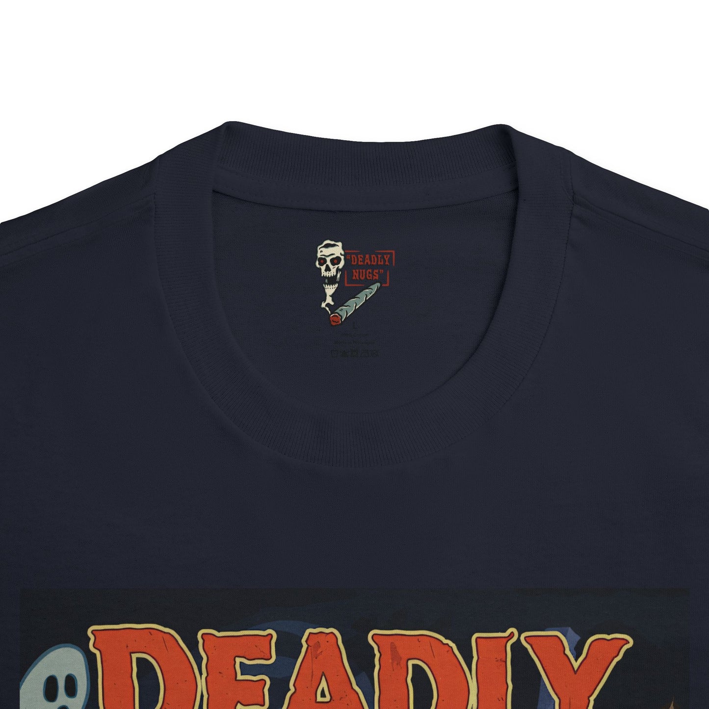 Blazed Covenant / Bud Characters Ghosts Skeleton Vampire Graphic Tee / Vintage Horror Pop Art / 420 Underground Stoner Streetwear / DEADLY NUGS