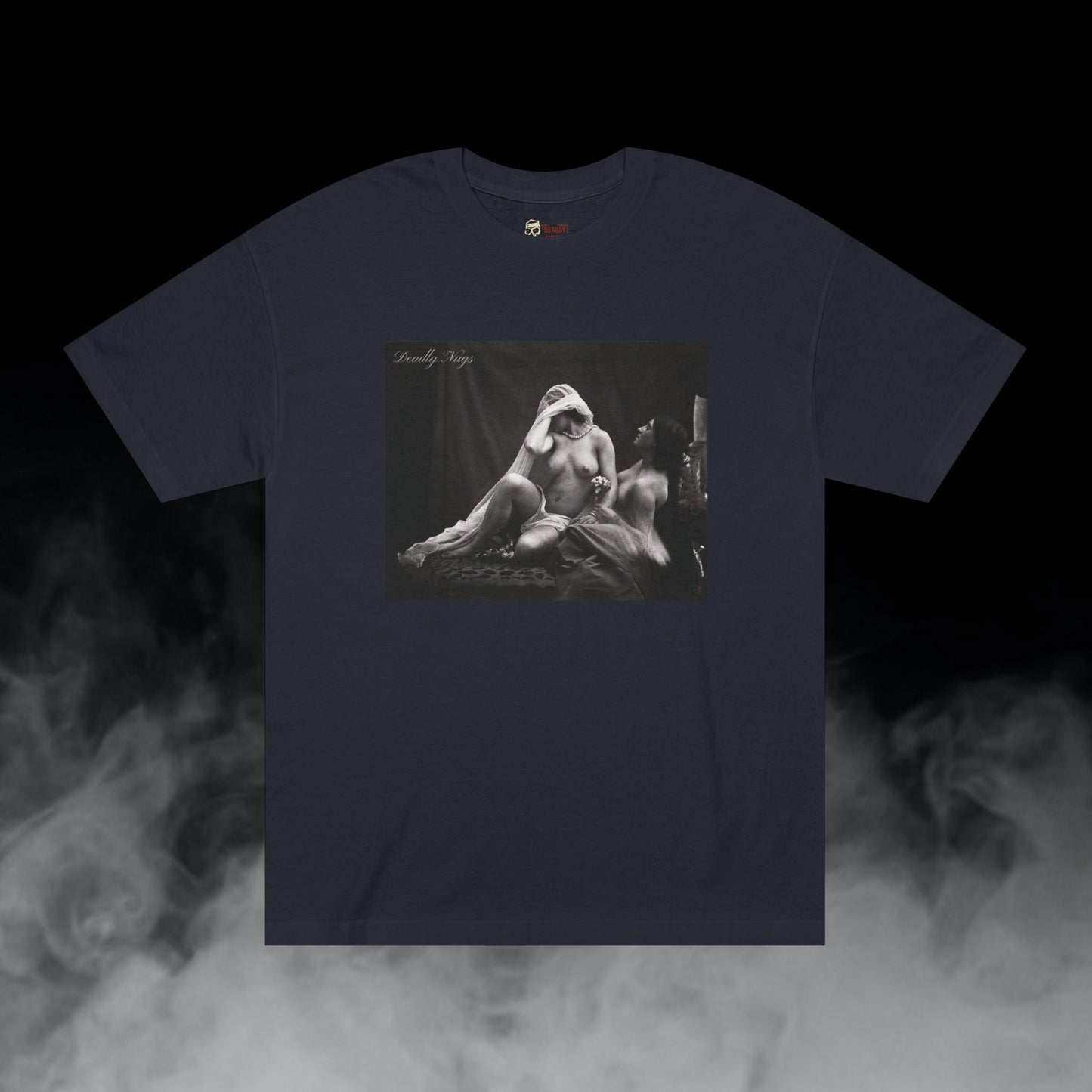 Lovely / Vintage Women Graphic Tee / Classic Retro Photo Art Style / 420 Underground Stoner Streetwear / DEADLY NUGS