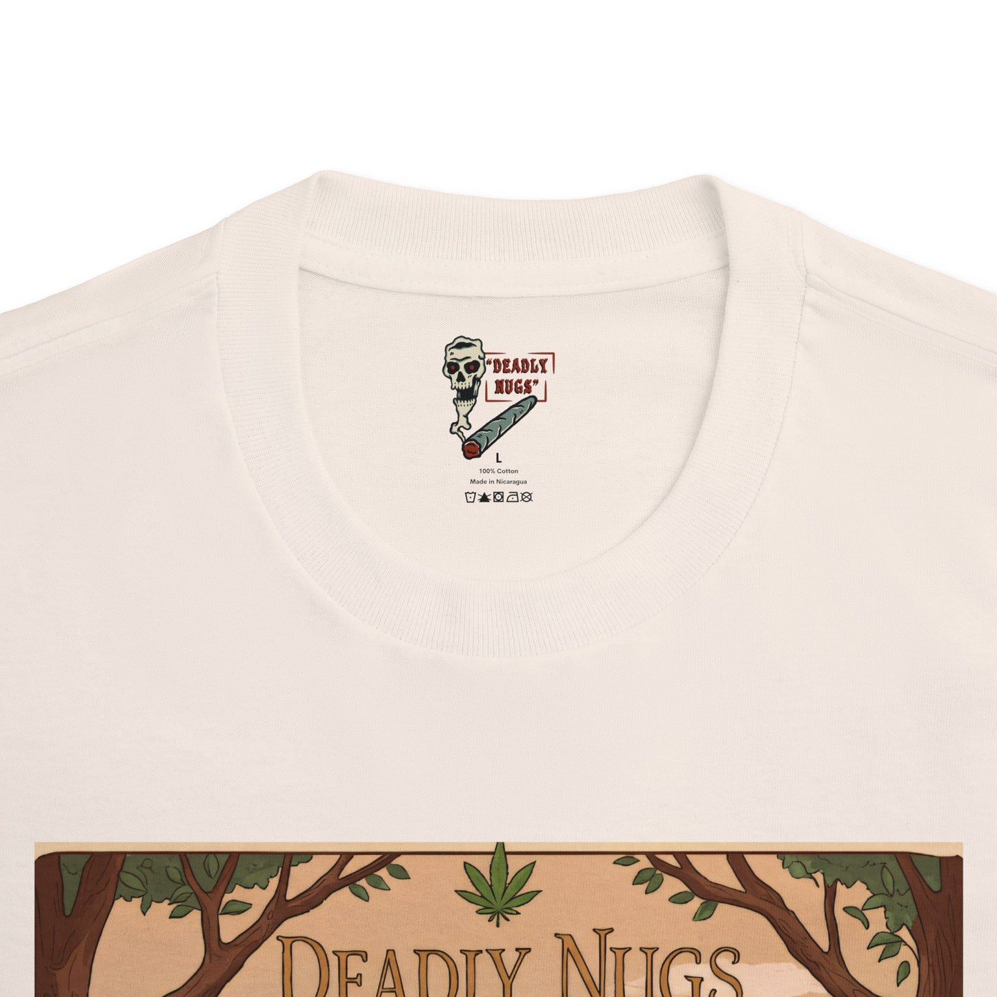 Cottage Kush / Premium Unisex Graphic Tee Aesthetic Print Skeleton Ghost 420 / DEADLY NUGS