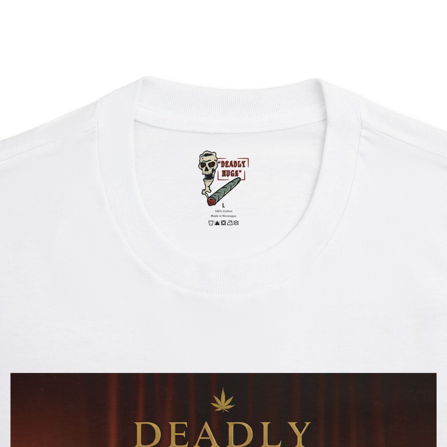 Supernatural Sophistication / Premium Unisex Graphic Tee Aesthetic Print Skeleton Ghost 420 / DEADLY NUGS