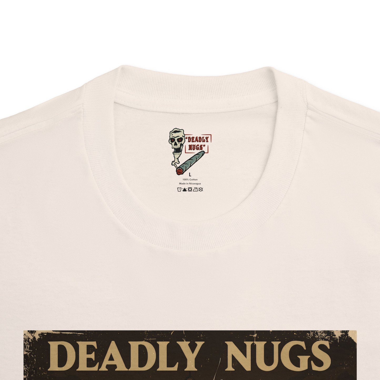 Paris Blossoms / Premium Unisex Graphic Tee Aesthetic Print Skeleton 420 Streetwear / DEADLY NUGS