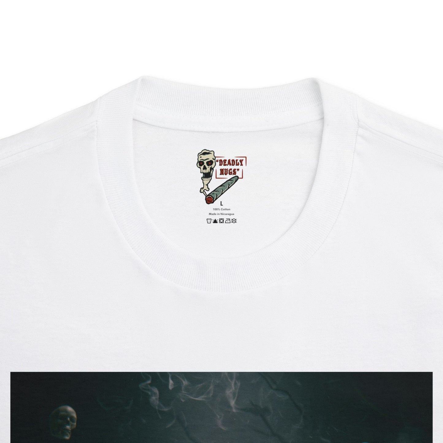 Spiritual Awakening / Premium Unisex Graphic Tee Aesthetic Print Ghost Skull 420 / DEADLY NUGS