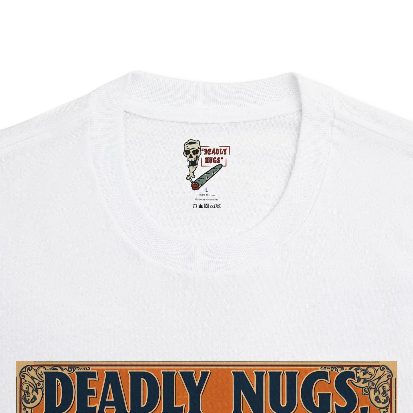 Pizza in Milan / Premium Unisex Graphic Tee Aesthetic Print Skeleton 420 Streetwear / DEADLY NUGS