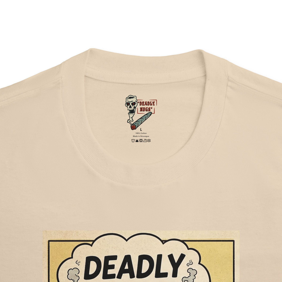 THE MARIHUANA?! / Retro Comic Panel Art Tee / 420 Underground Stoner Culture / DEADLY NUGS