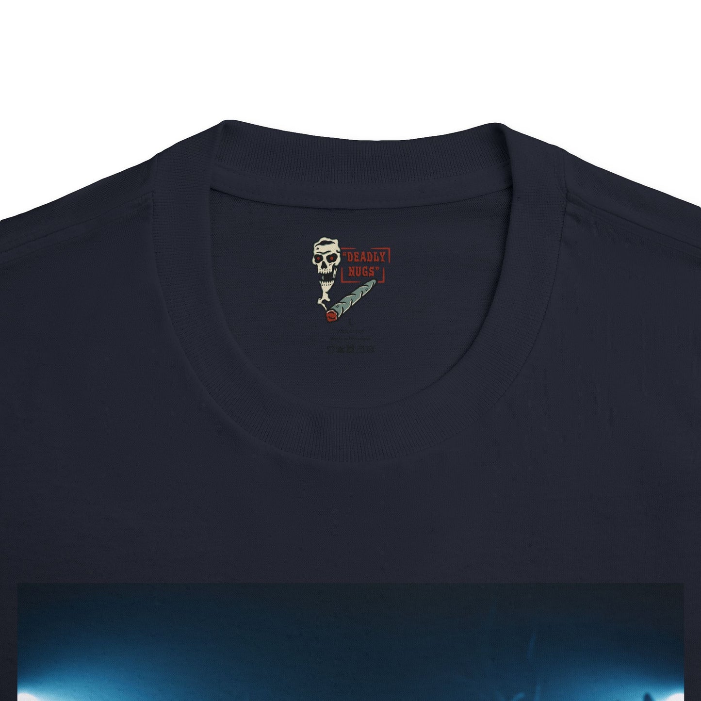 Midnight Affair / Premium Unisex Graphic Tee Aesthetic Print Ghost Skeleton Werewolf 420 / DEADLY NUGS